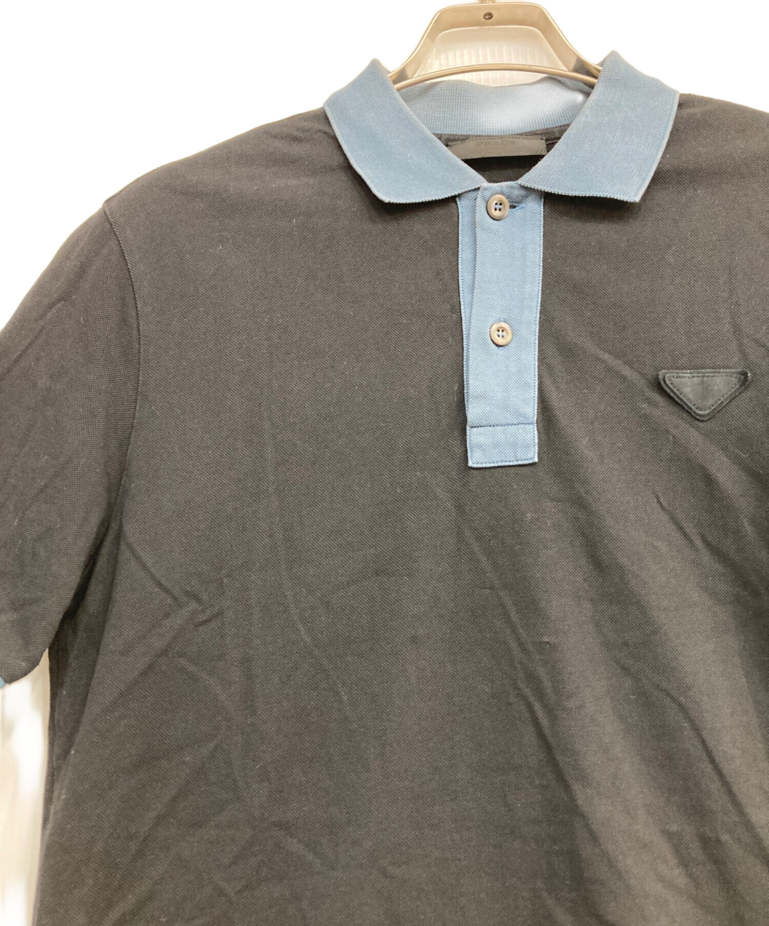 Pradaポロシャツ 中古・古着通販】PRADA (プラダ) ポロシャツ ブラック サイズ:S