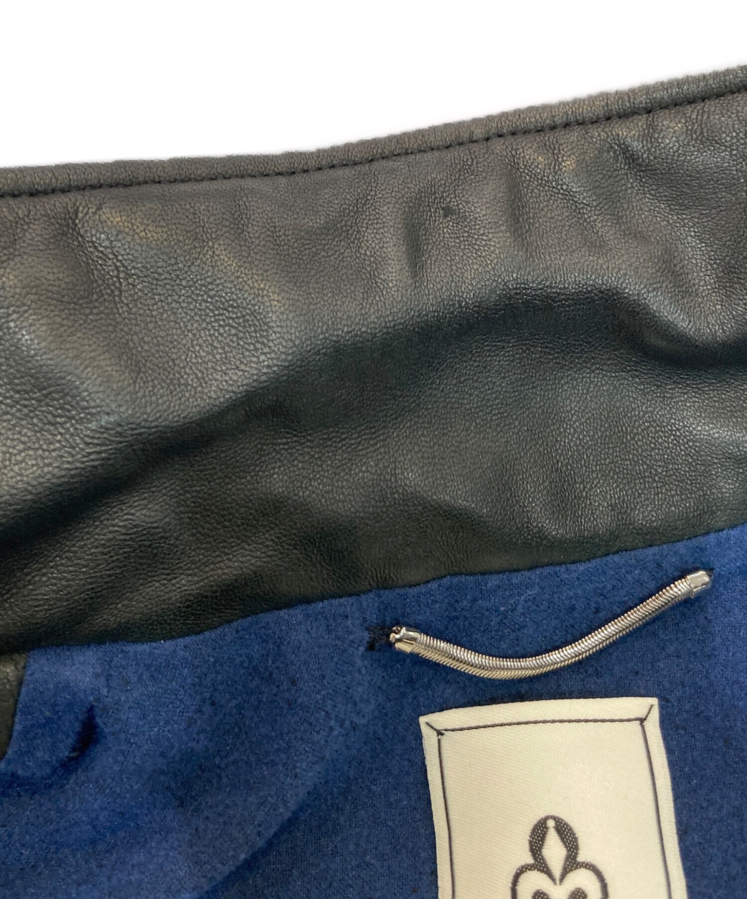 中古・古着通販】MANDO (マンドー) レザーライダースジャケット