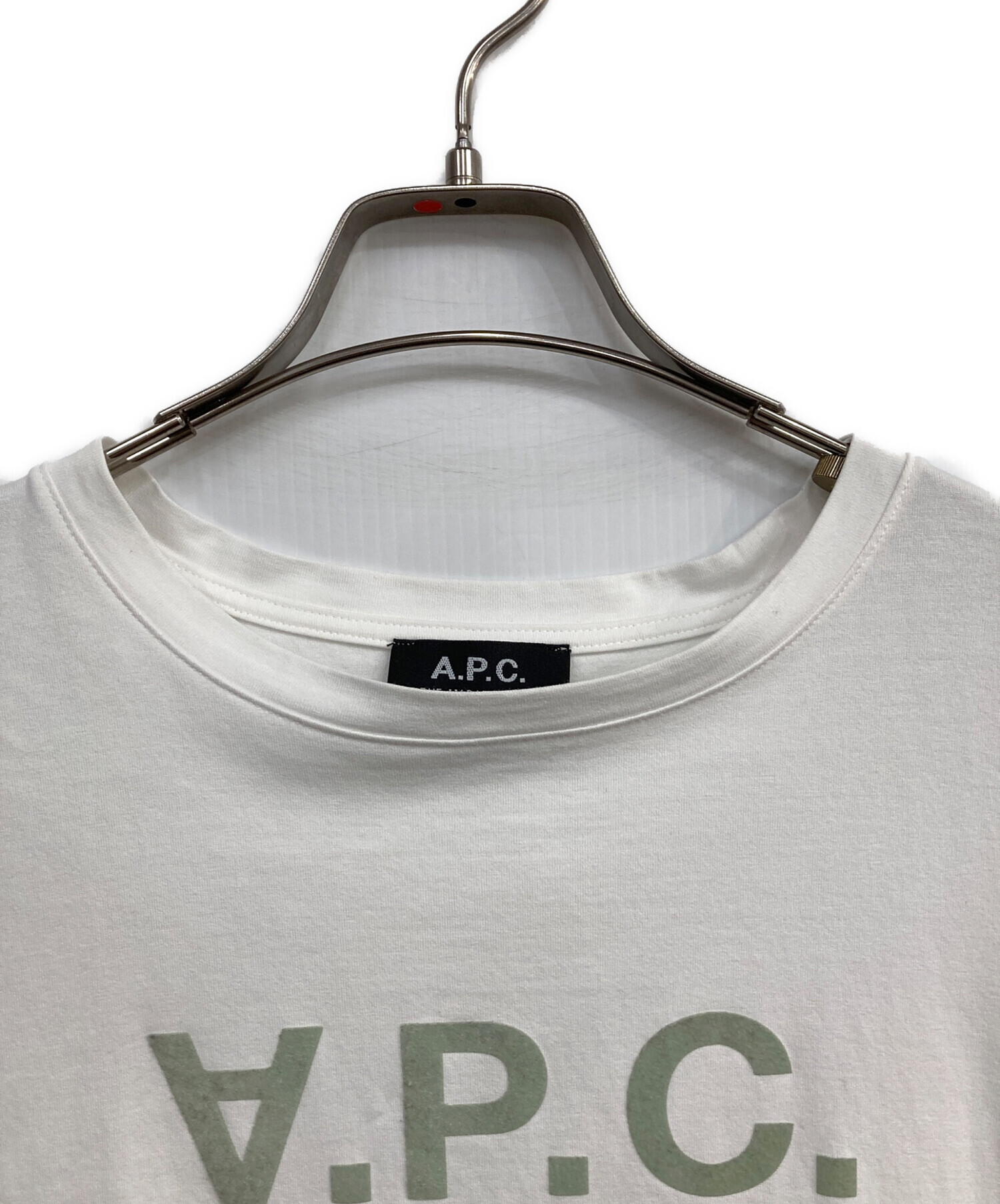 A.P.C ヴィンテージ 中古・古着通販】A.P.C. (アーペーセー) ロゴTシャツ ホワイト サイズ