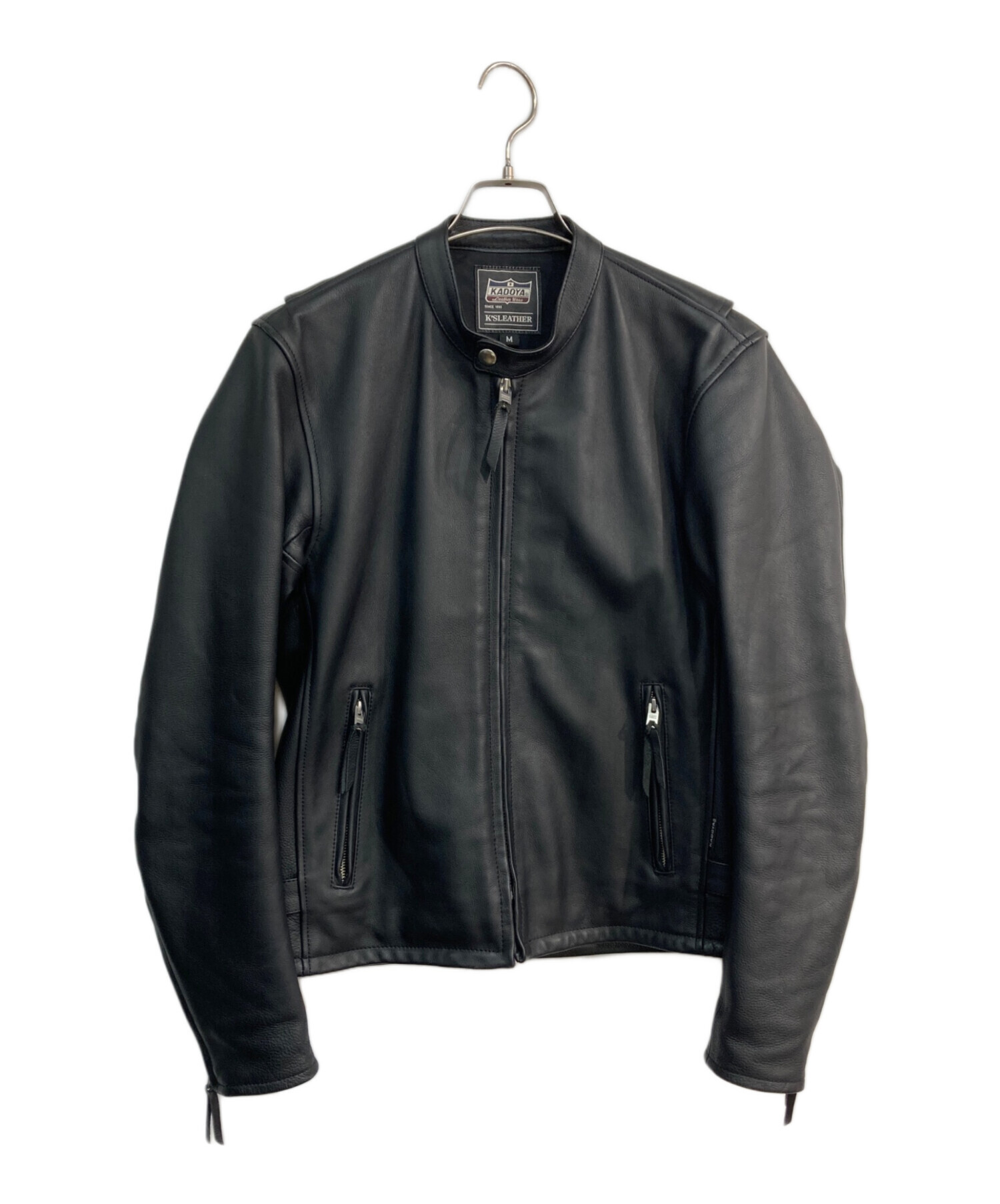 中古・古着通販】KADOYA (カドヤ) シングルライダースジャケット EURUS
