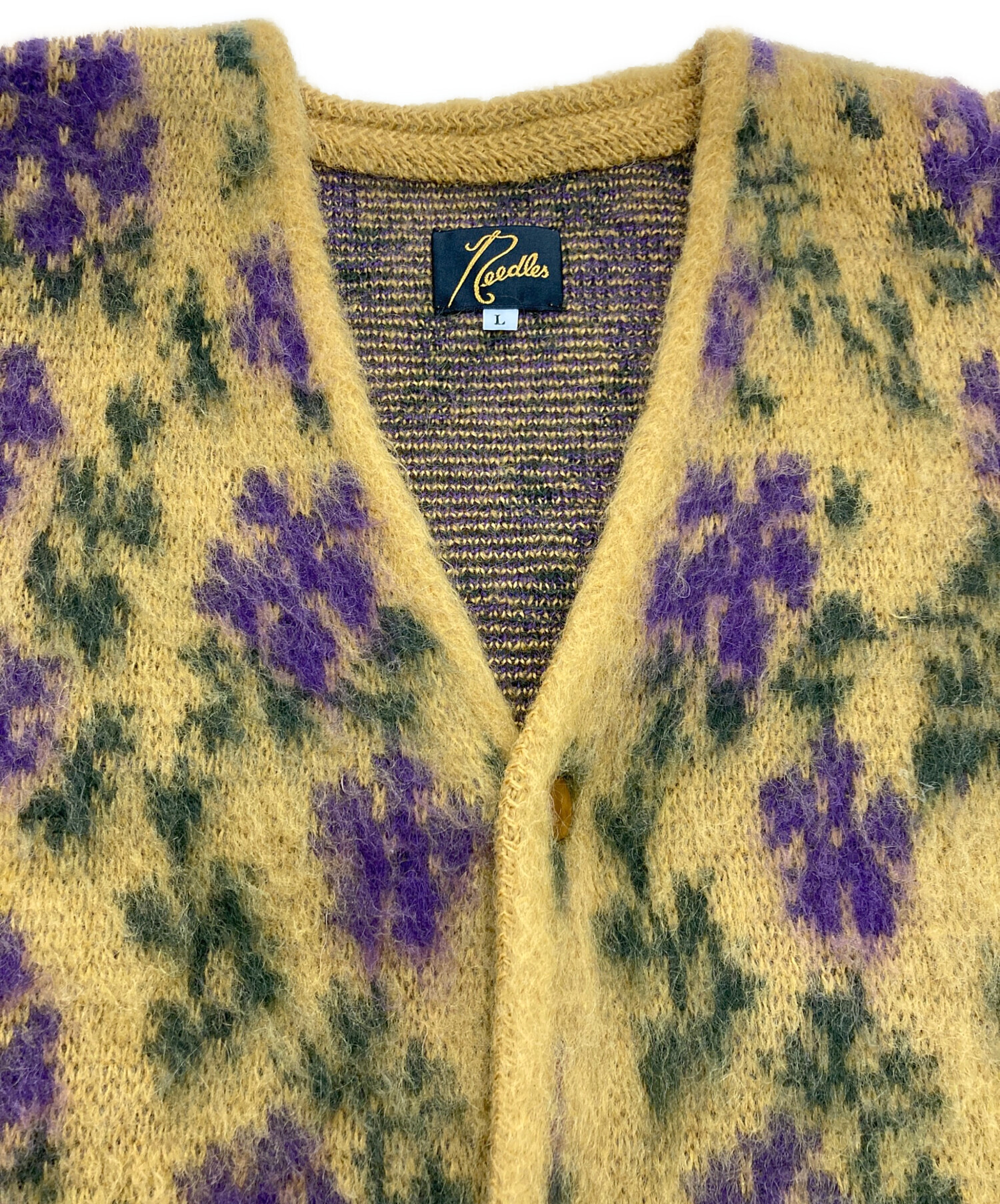 中古・古着通販】Needles (ニードルズ) Mohair Cardigan - Flower