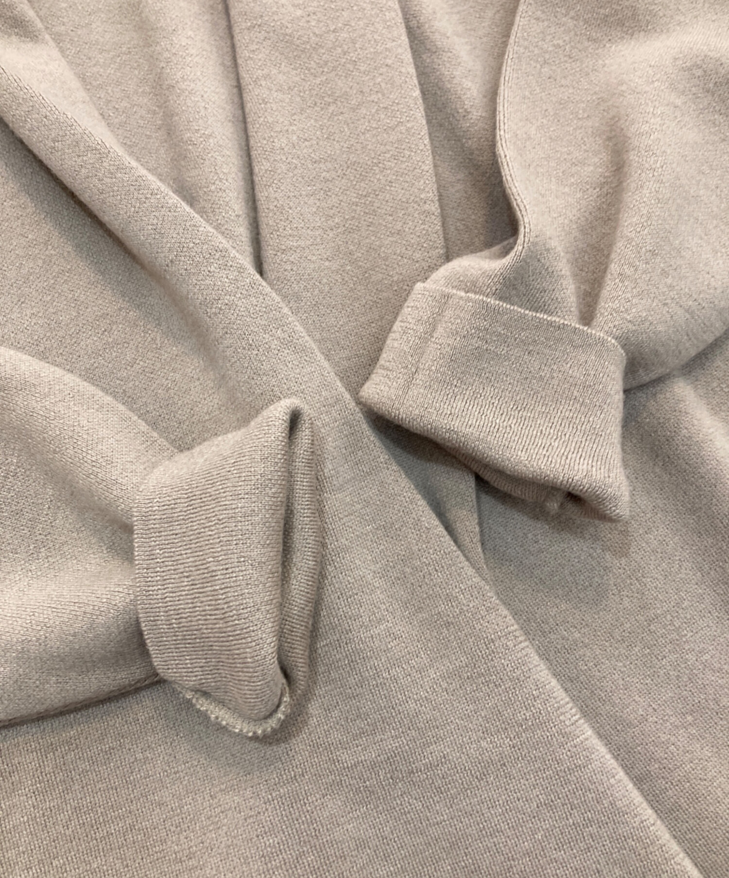 【タグ付き】Deuxieme Classe★スムースニットガウン ベージュ 中古・古着通販】Deuxieme Classe (ドゥーズィエム クラス) スムース