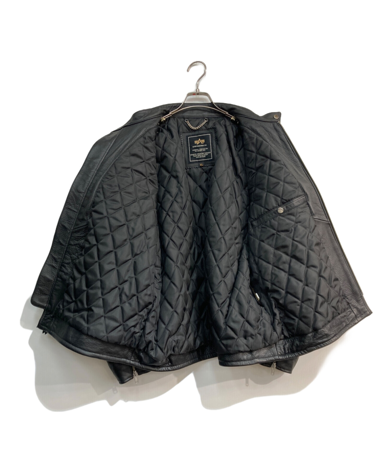 【美品】ALPHA アルファ 59cafe ロッカーズ シングルライダース M黒 2025年最新】ALPHA INDUSTRIES メンズ シングルライダースの人気