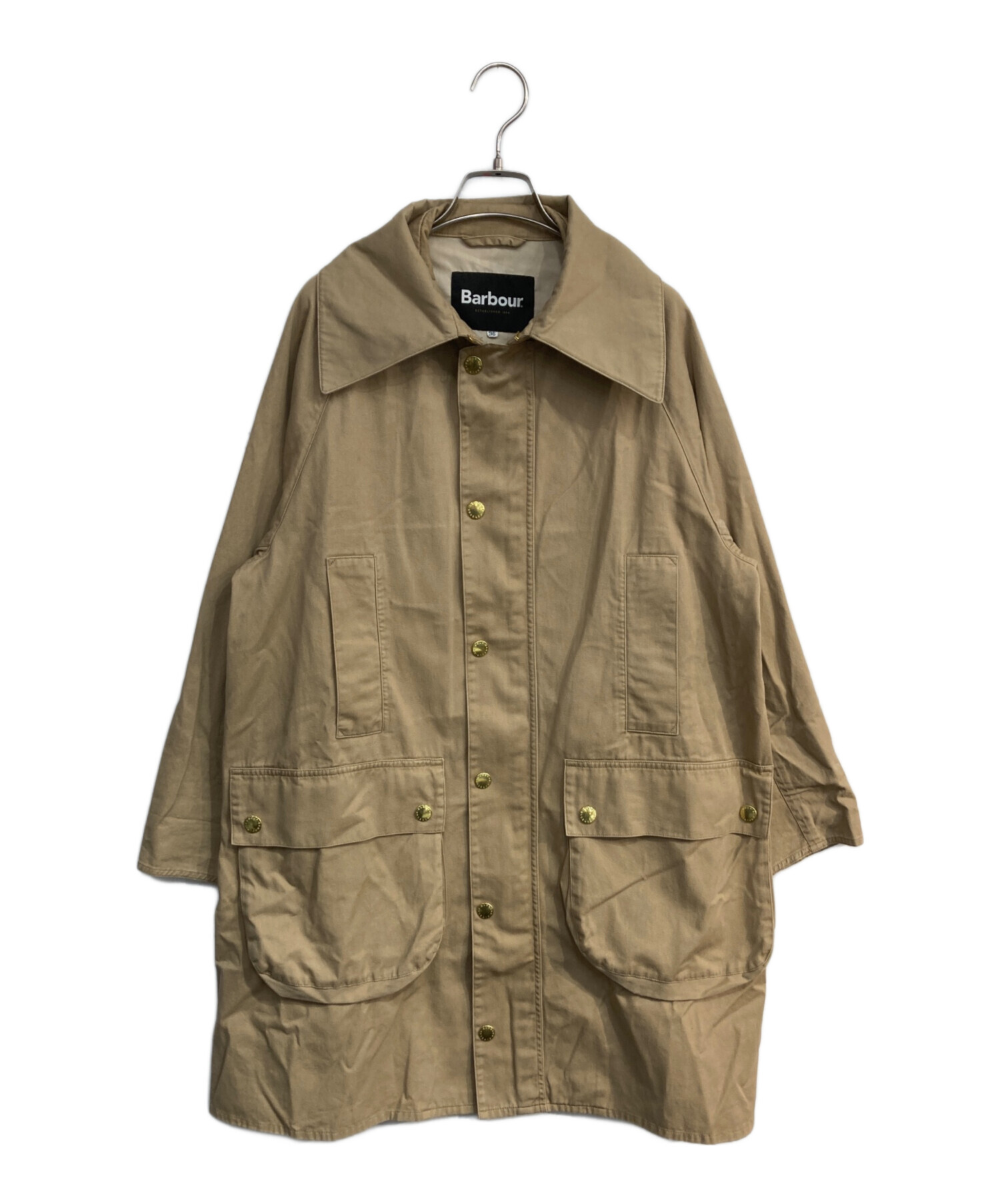 Barbour ベージュ ジャケット 36 中古・古着通販】Barbour (バブアー) ロングコート ベージュ サイズ:36