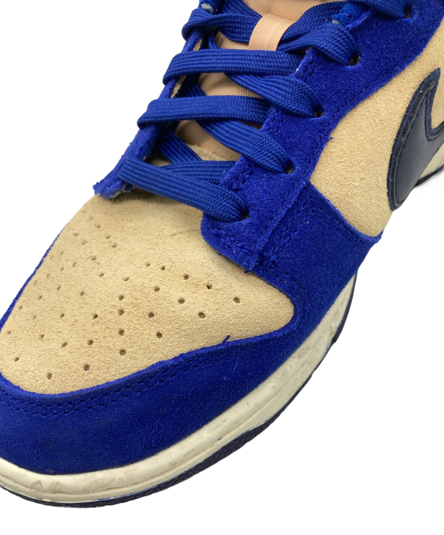 やや傷あり 中古・古着通販】NIKE (ナイキ) ローカットスニーカー ブルー サイズ