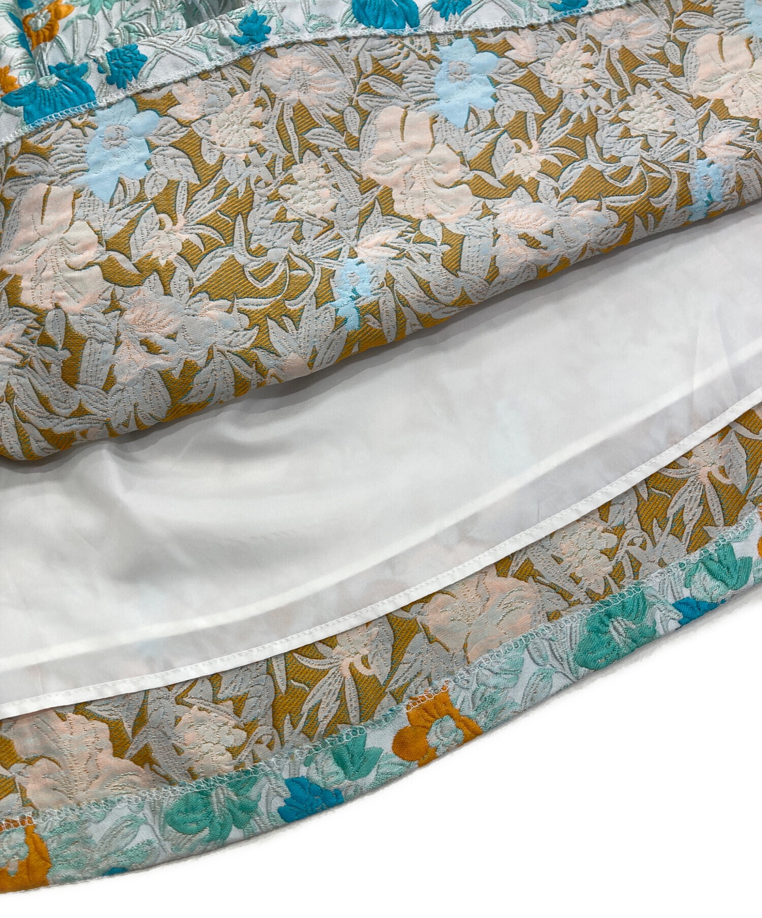 中古・古着通販】machatt (マチャット) フラワージャガードスカート