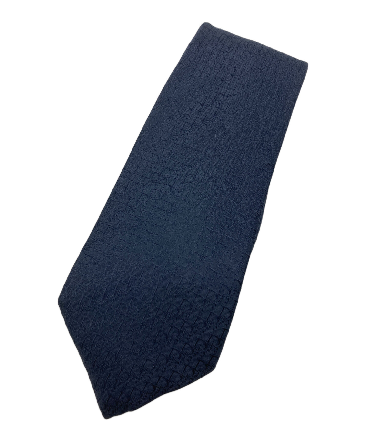 【未使用級】Christian Dior ネクタイ トロッター 総柄 ネイビー 中古・古着通販】Christian Dior (クリスチャン ディオール