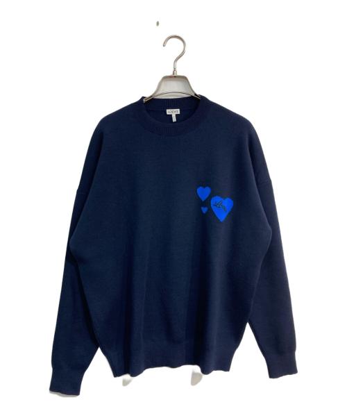 ＬＯＥＷＥ ロエベ ハートロゴ セーター ネイビー×ブルー 3019006637445424_01_3368w.jpeg