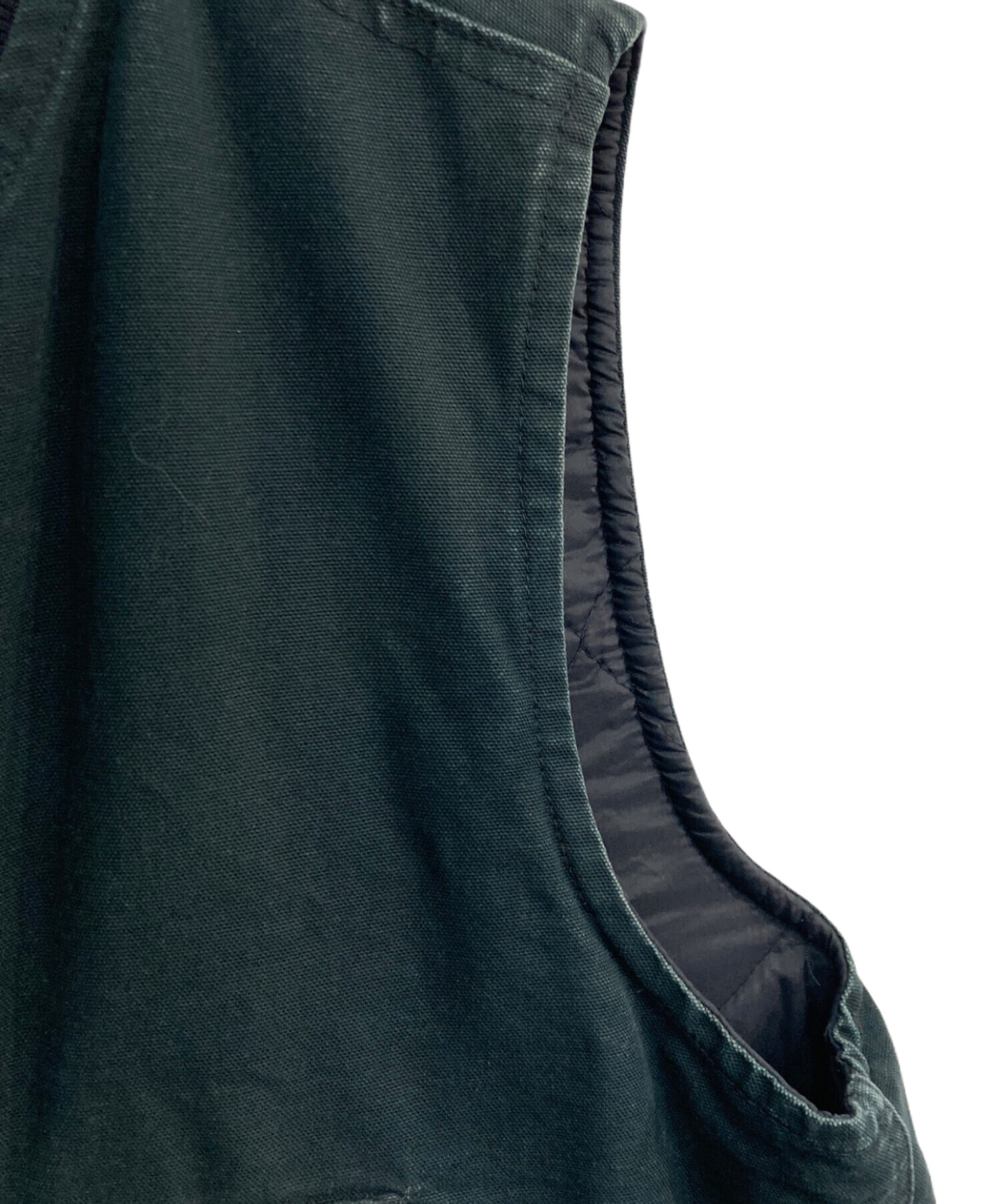 中古・古着通販】CarHartt (カーハート) ダックベスト グリーン サイズ