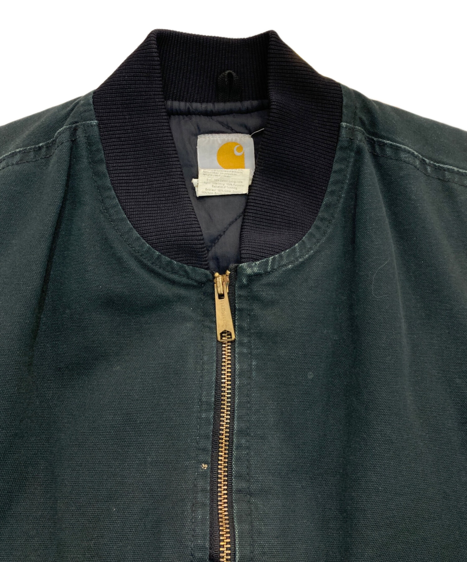 中古・古着通販】CarHartt (カーハート) ダックベスト グリーン サイズ