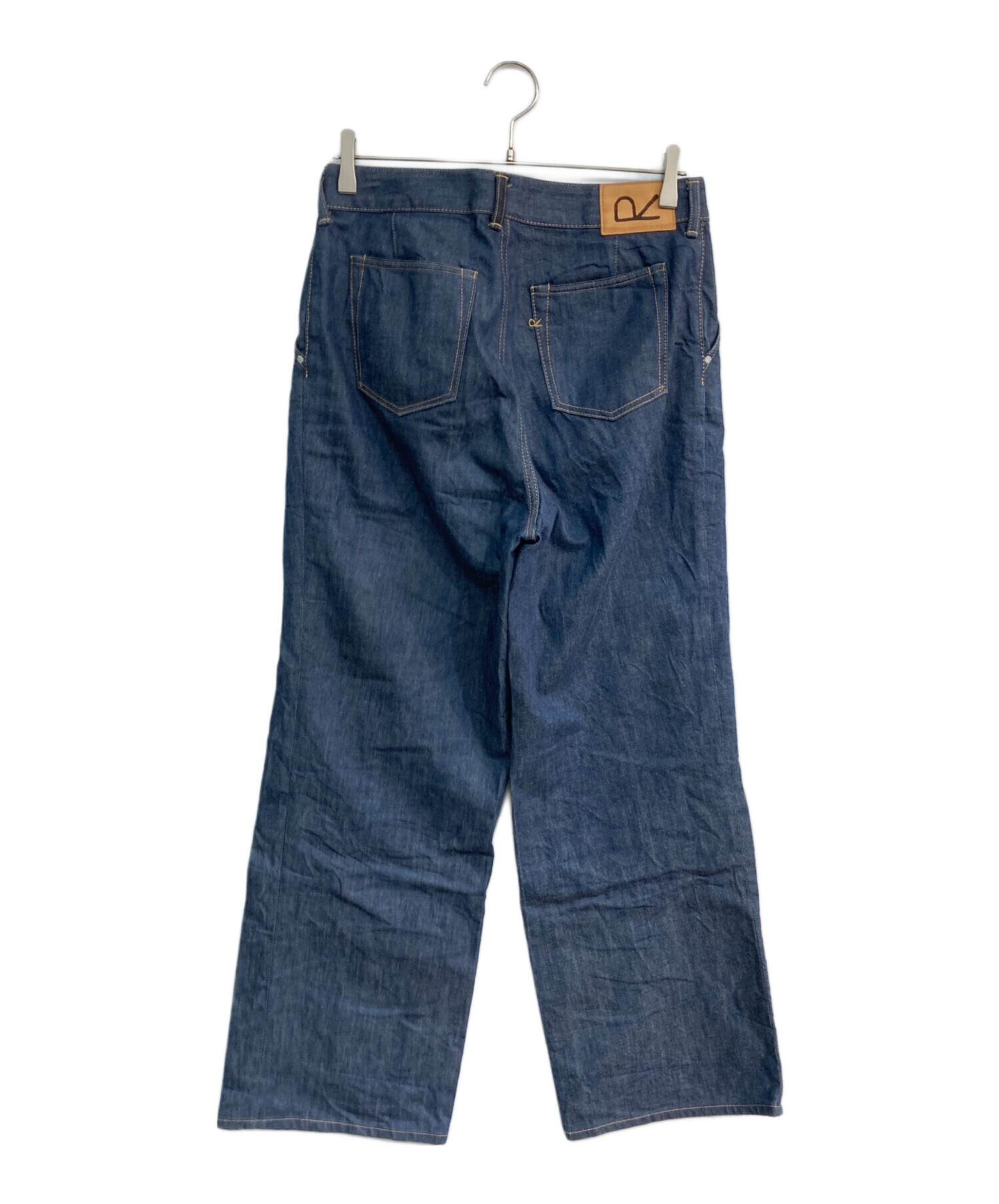 45R フォーティファイブアール　デニムパンツ 中古・古着通販】45R (フォーティファイブ・アール) レザーパッチ