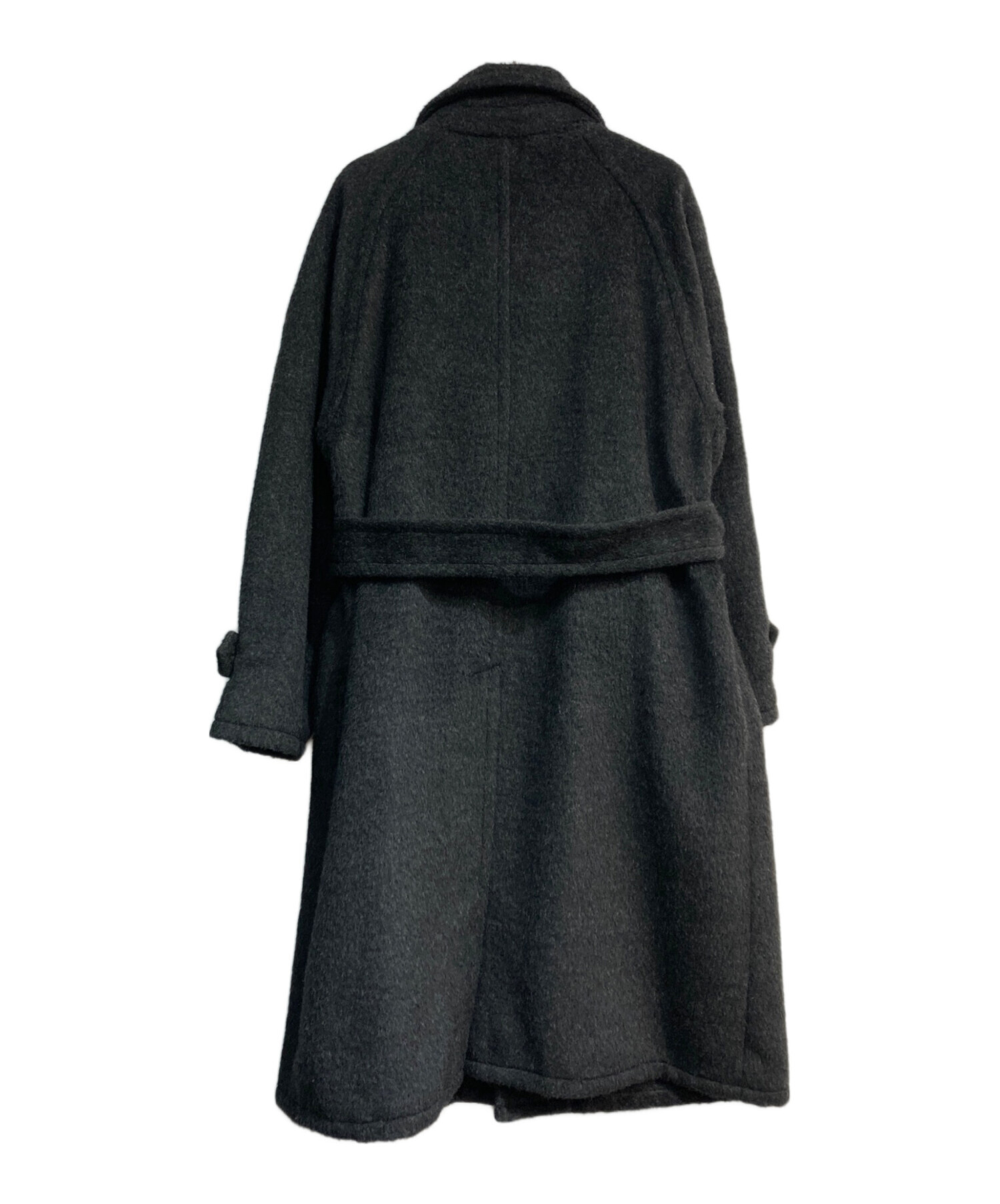 SOERTE 2024AWオーバーサイズシャギーコート　サイズ2 セール】Wool Blend Shaggy Over Coat / ウールブレンドシャギー