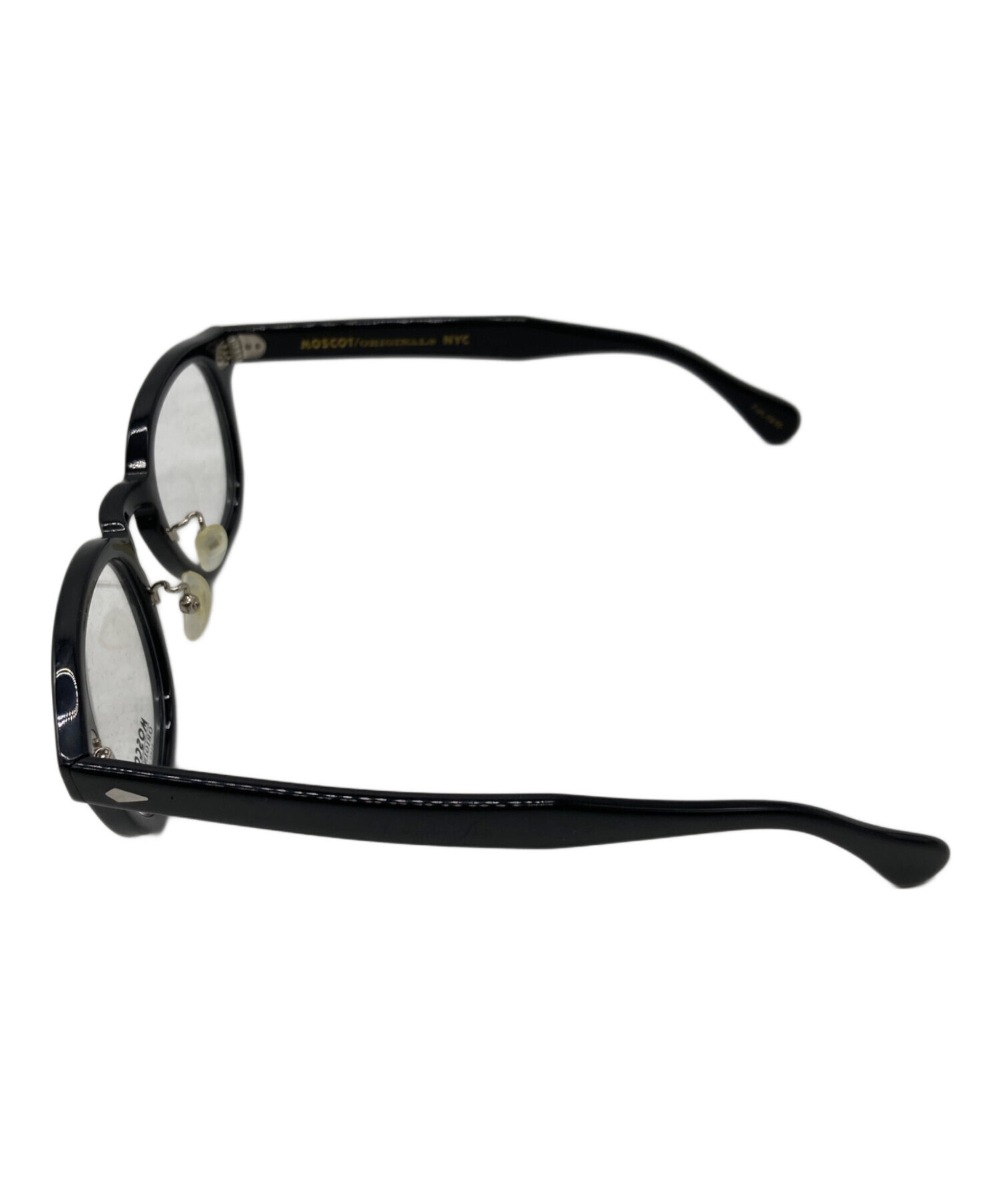 Moscot ブラック ファッションメガネ モスコット MOSCOT MOSCOT メガネ ZEV ボストン型 （BLACK/ブラック