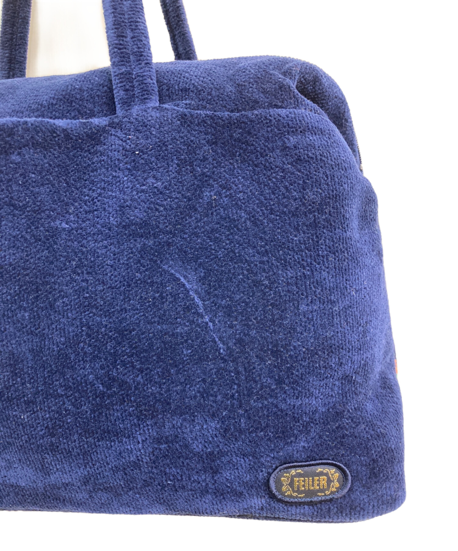 中古・古着通販】FEILER (フェイラー) カリーナトートバッグ ネイビー