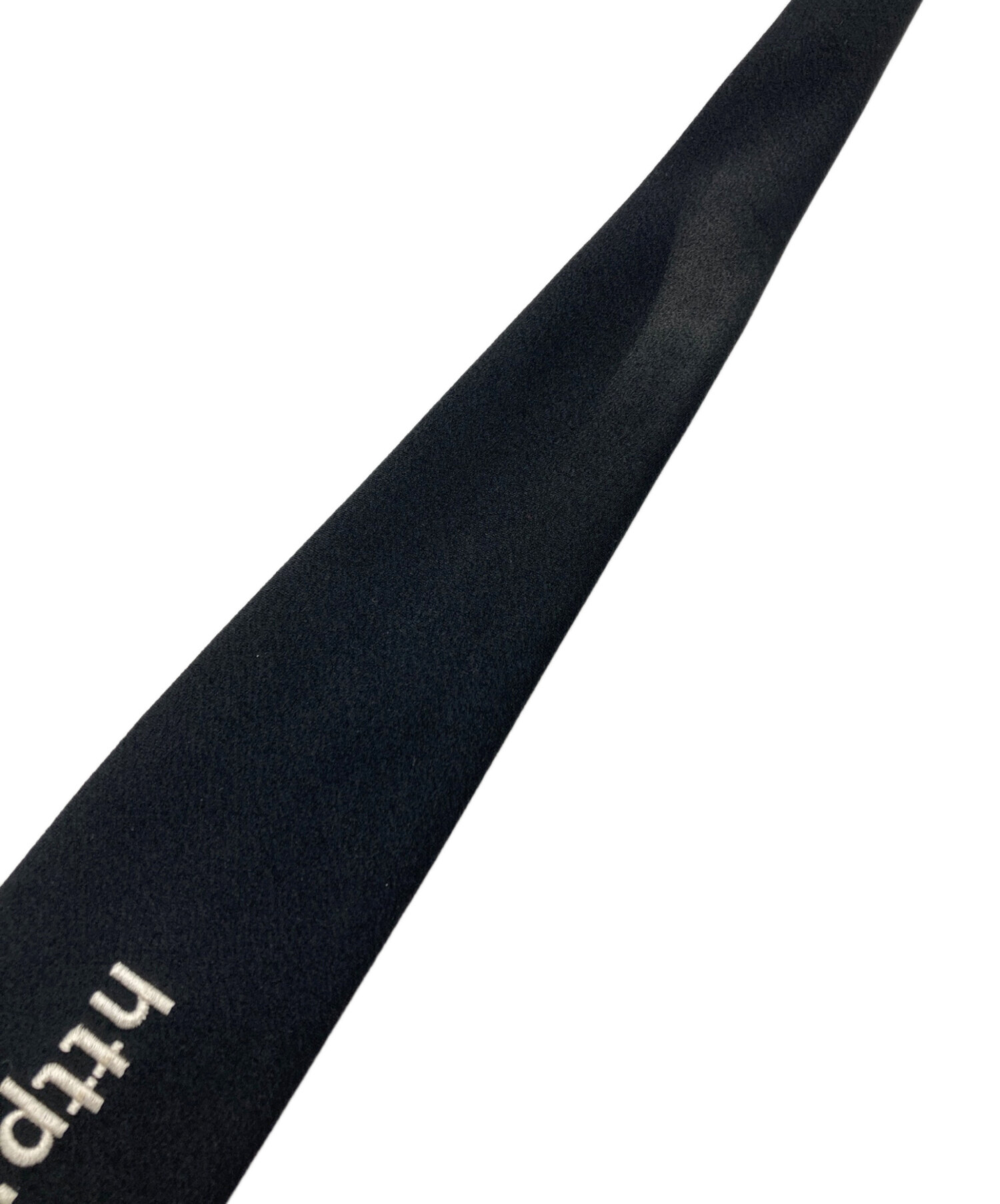 中古・古着通販】BA-TSU CLUB (バツクラブ) 刺繍ネクタイ ブラック