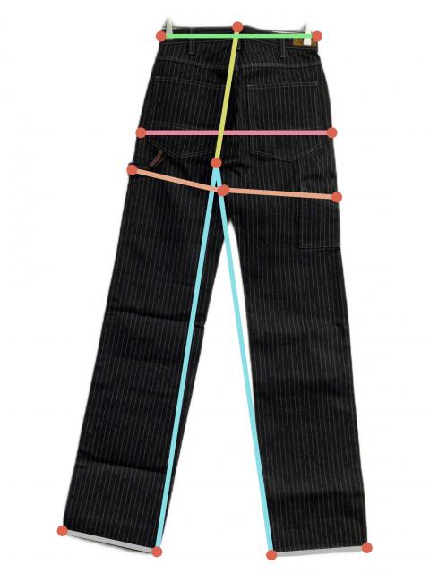 中古・古着通販】IRON HEART (アイアンハート) ヒッコリーペインター