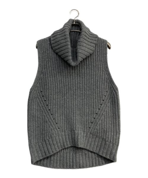 CINOH - 美品 21AW CINOH チノ メリノウール ノースリーブ タートルネック ニット セーター 21WKN007 サイズ36 ブラック レディース 古着 中古 USED 3019006658495424_01_2413w.jpeg