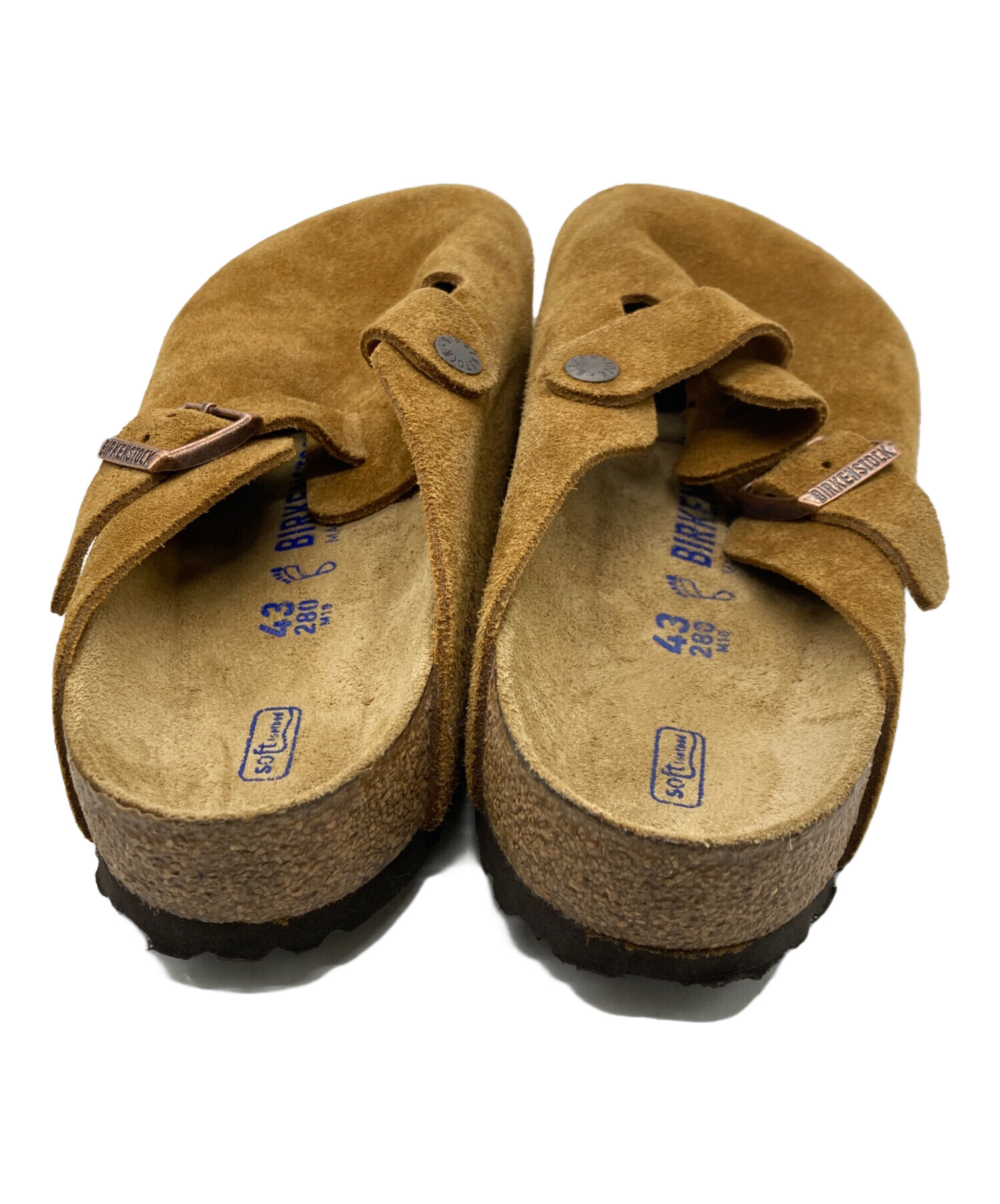 BIRKENSTOCK Boston スエード サンダル 43 中古・古着通販】BIRKENSTOCK (ビルケンシュトック) Boston スエード