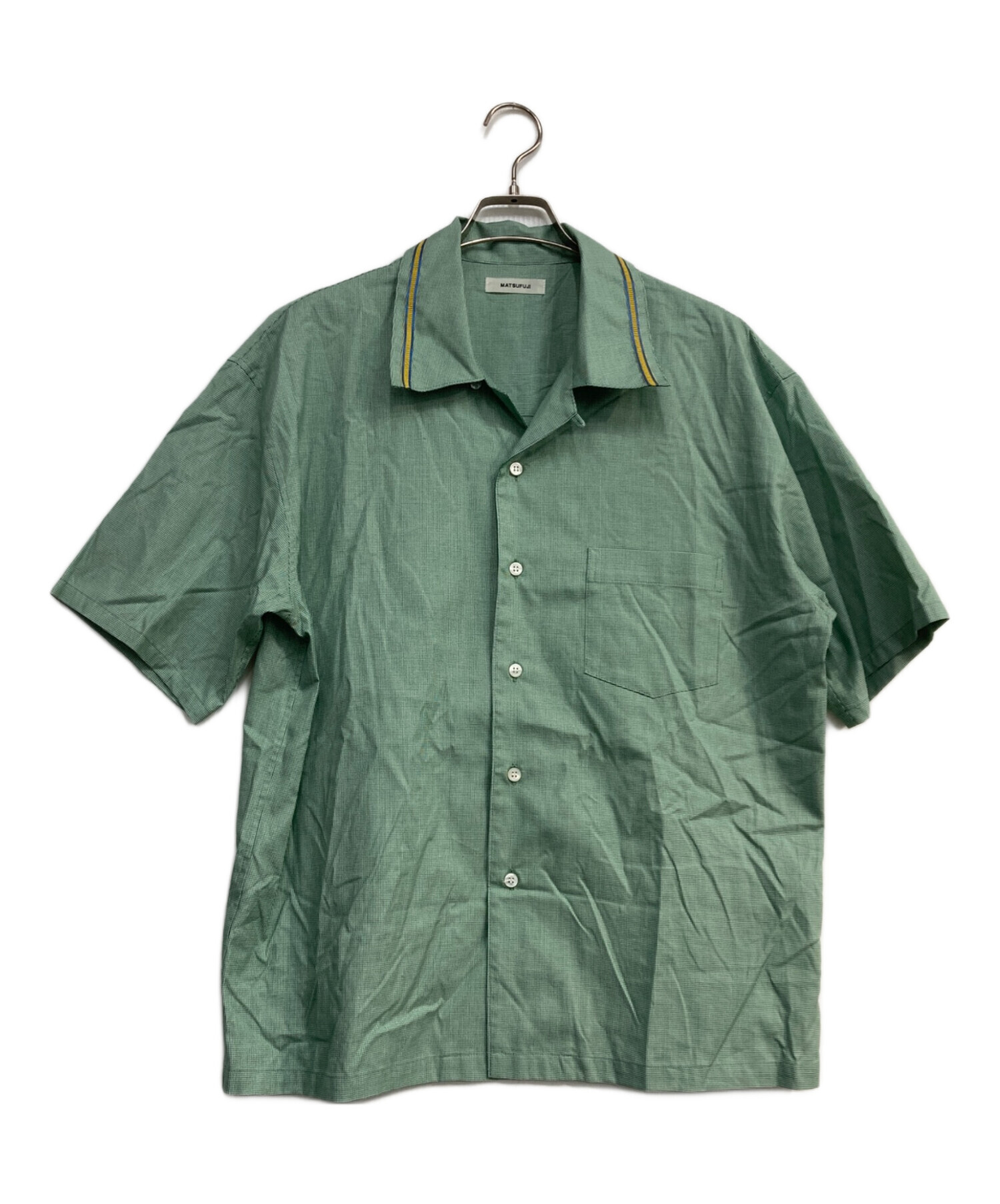中古・古着通販】MATSUFUJI (マツフジ) Open Collar Gingham Check