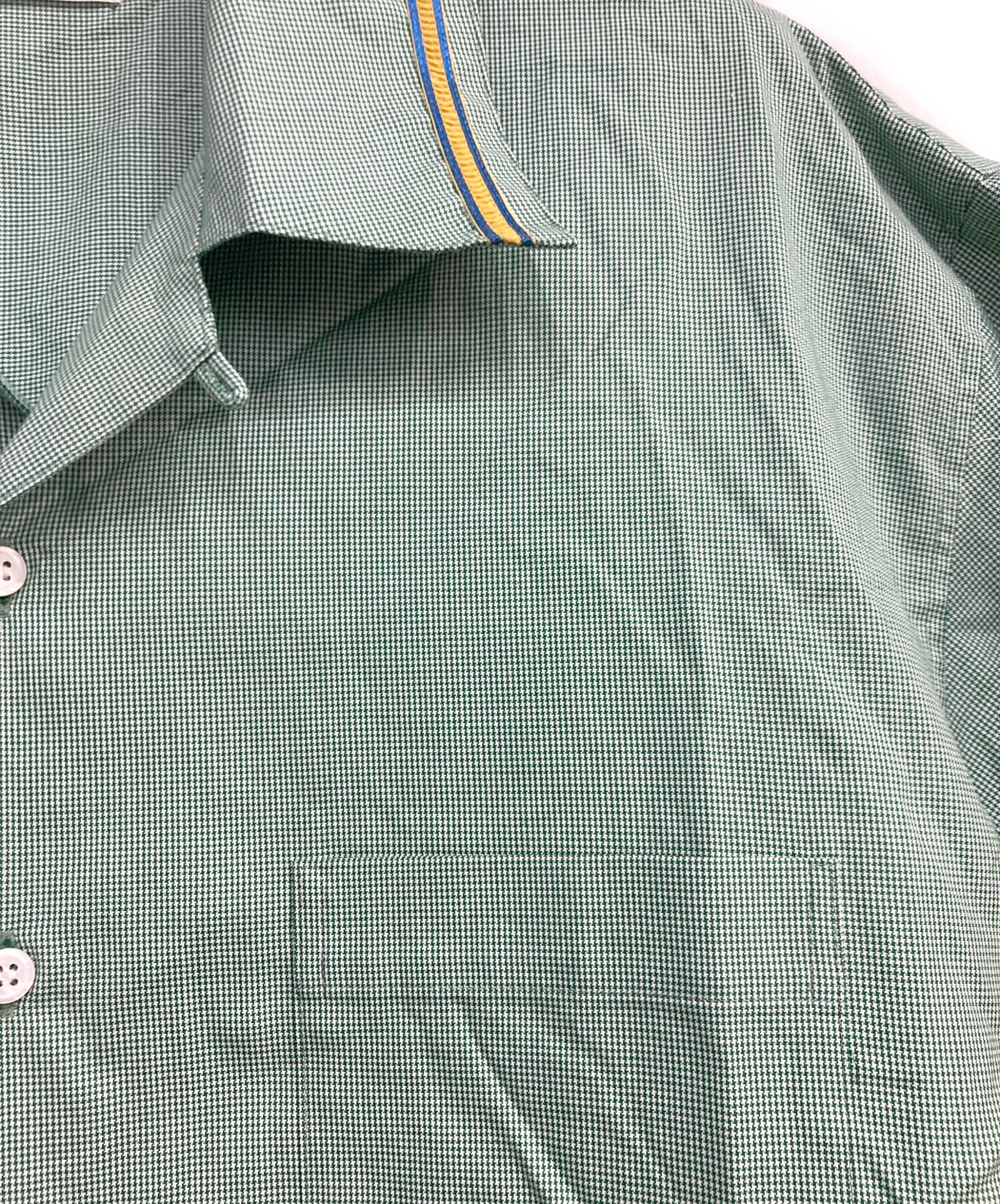 中古・古着通販】MATSUFUJI (マツフジ) Open Collar Gingham Check