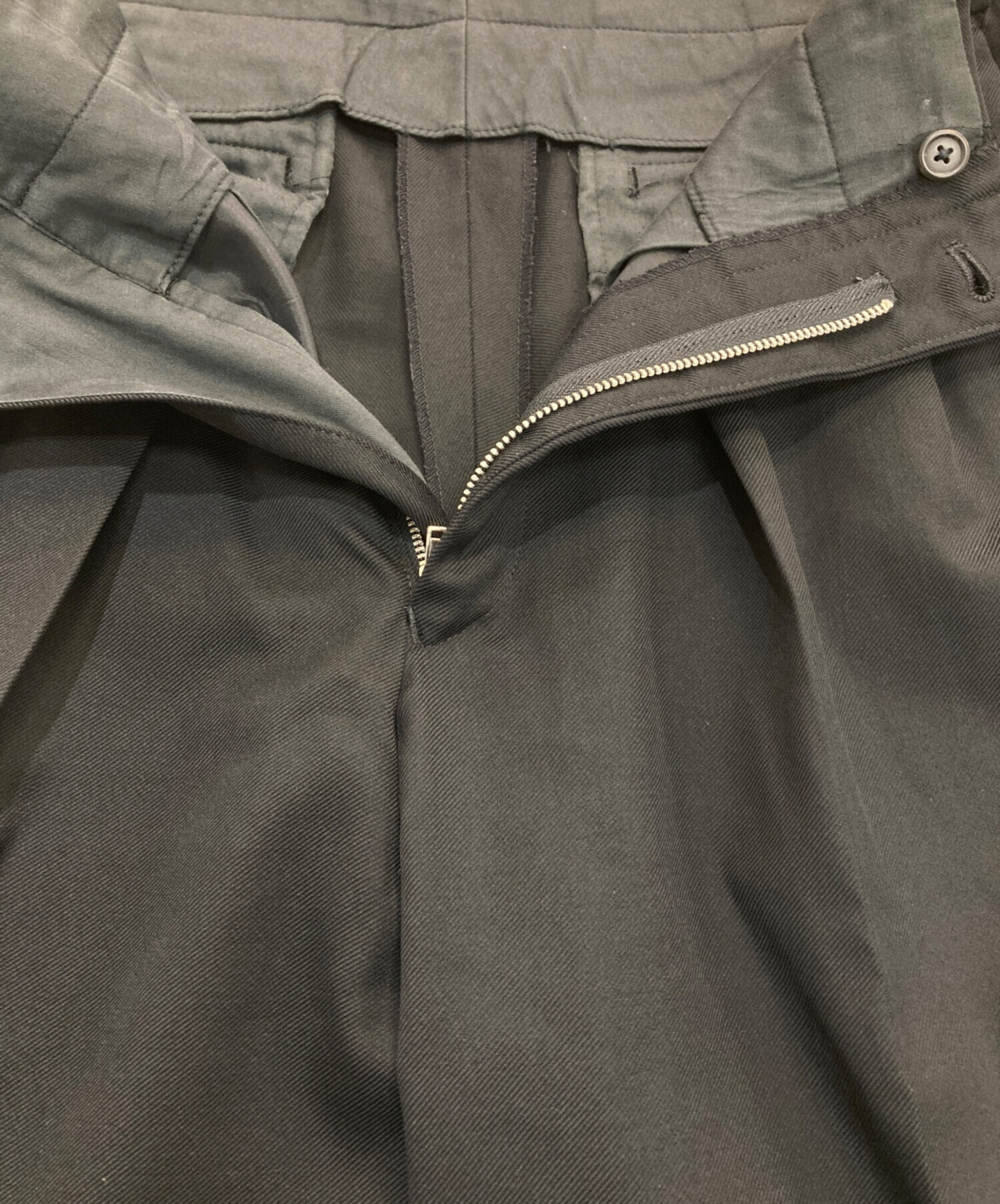 中古・古着通販】Y'S for men (ワイズフォーメン) スラックス ブラック