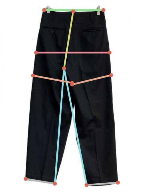 中古・古着通販】Y'S for men (ワイズフォーメン) スラックス ブラック