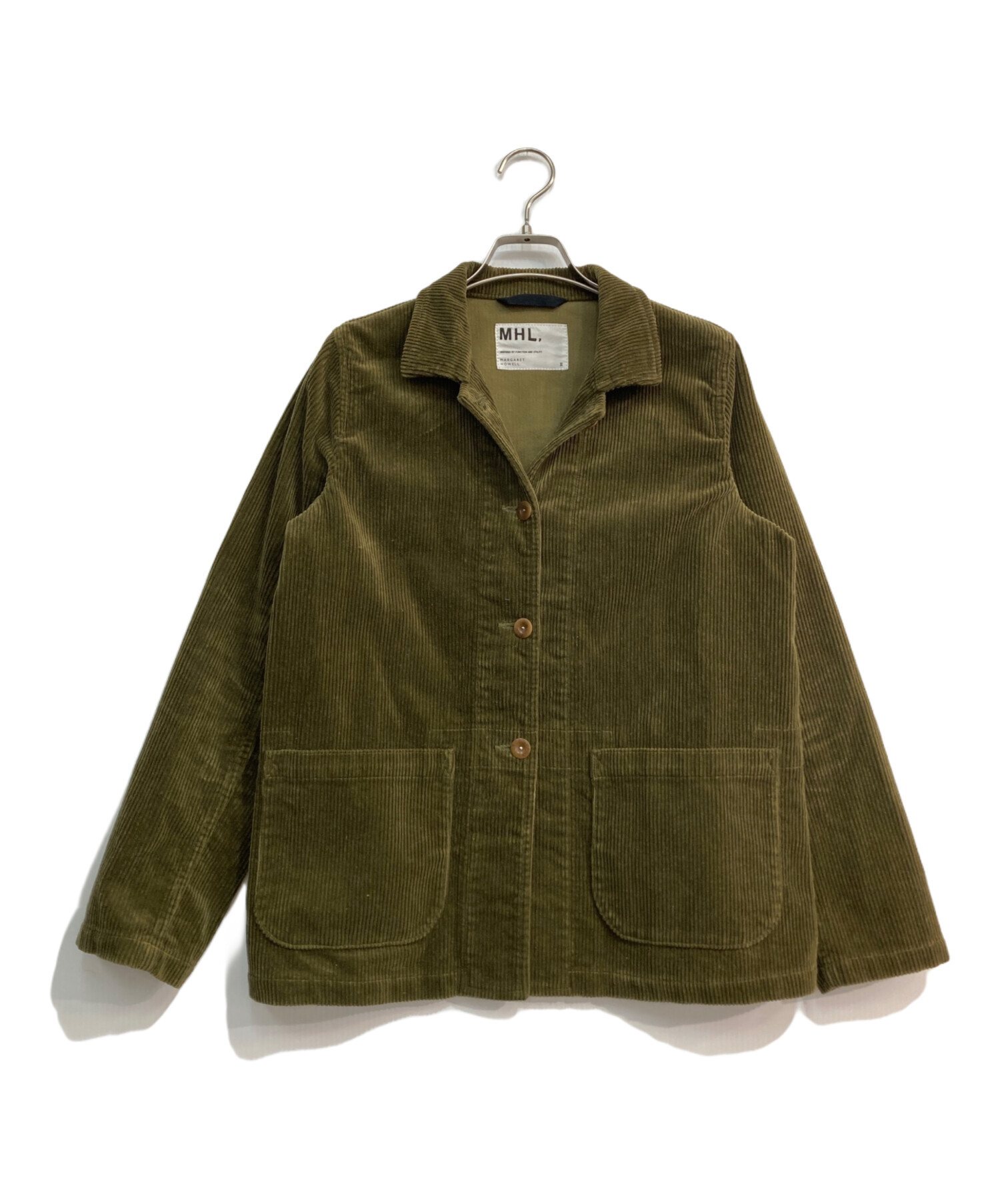 MHL. コーデュロイジャケット 中古・古着通販】MHL (エムエイチエル) コーデュロイジャケット カーキ
