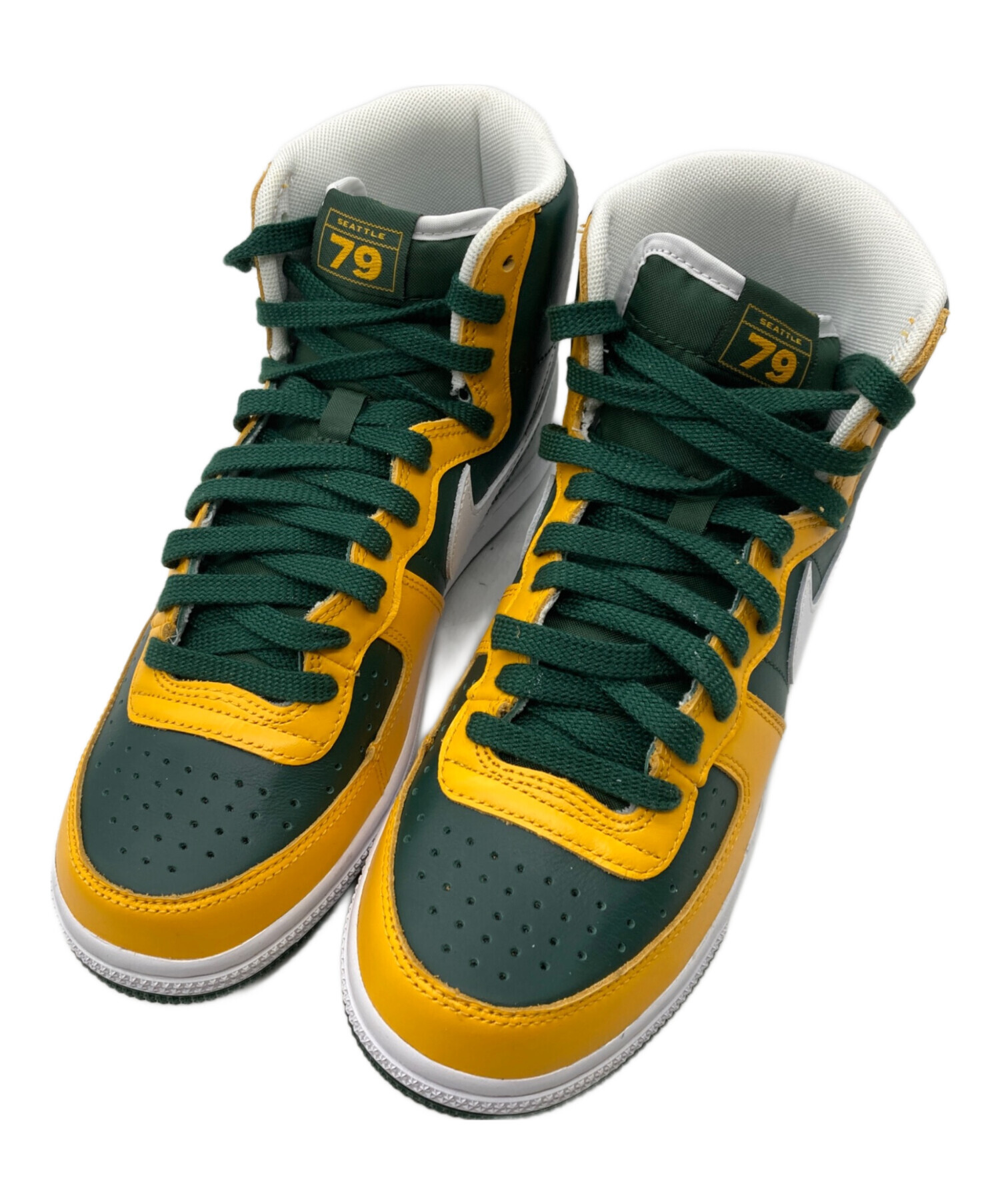 中古・古着通販】NIKE (ナイキ) TERMINATOR HIGH グリーン×イエロー 