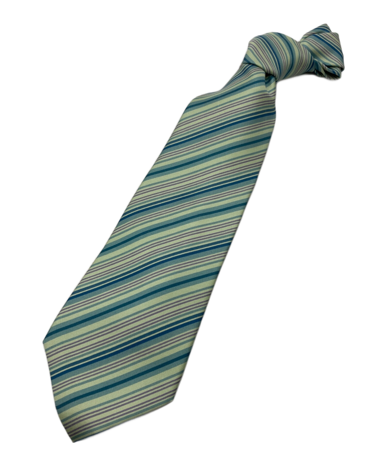 中古・古着通販】HERMES (エルメス) ストライプシルクネクタイ