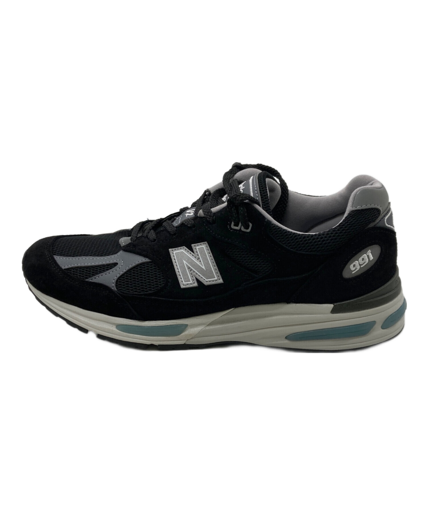 ニューバランスU991BK2 26.5センチ　美中古品 中古・古着通販】NEW BALANCE (ニューバランス) U991BK2 ブラック