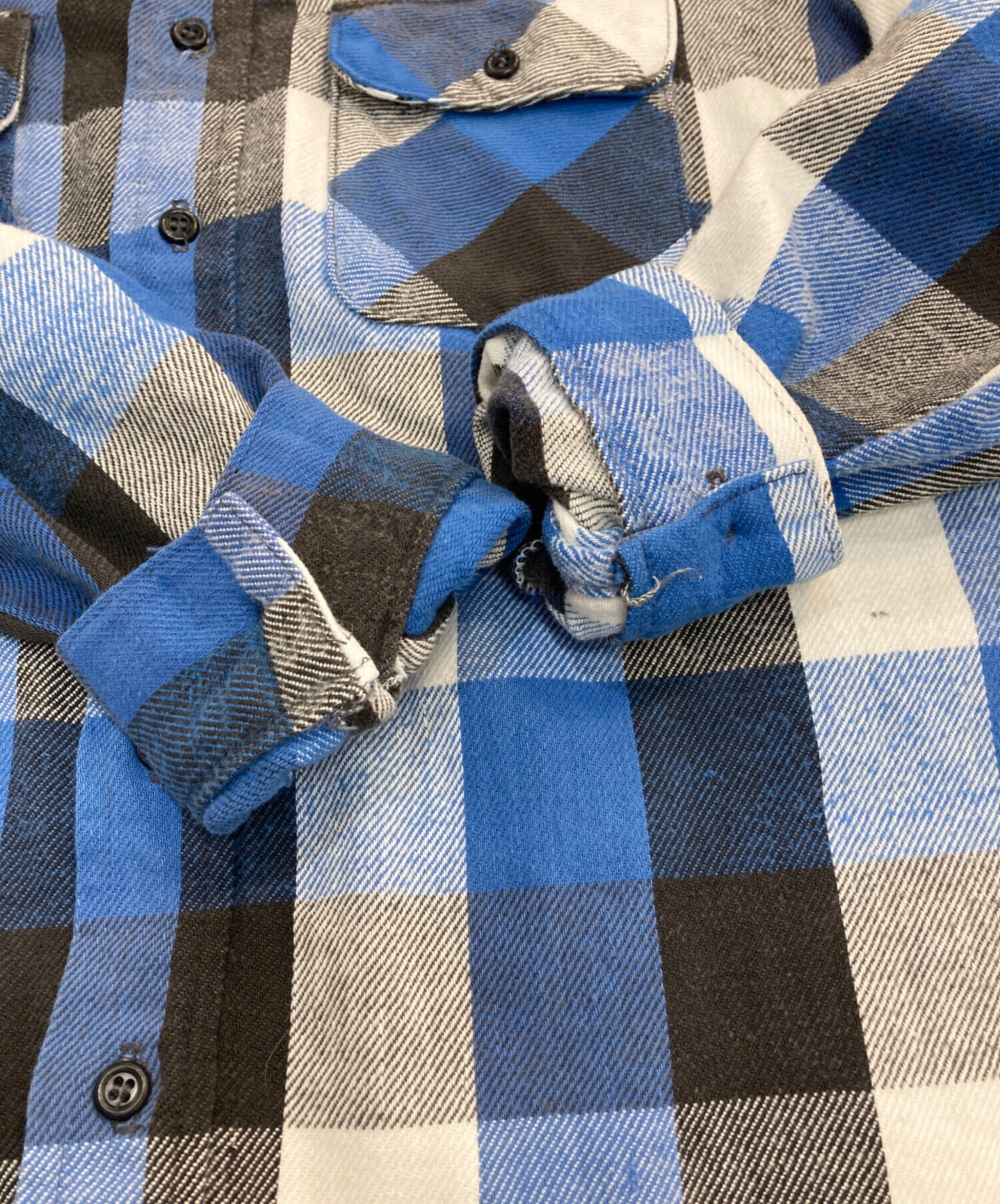 中古・古着通販】FIVE BROTHER (ファイブブラザー) チェックネルシャツ