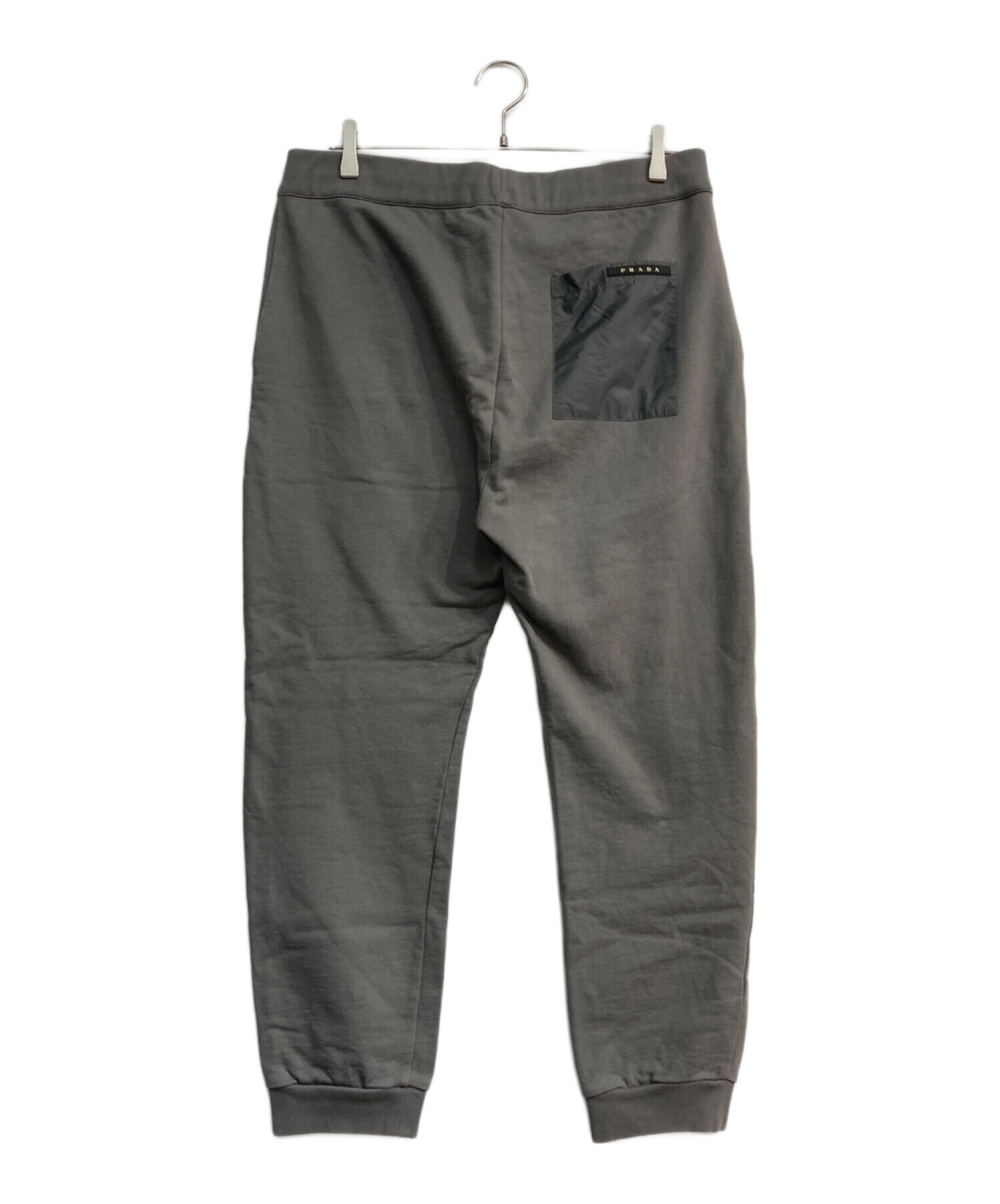中古・古着通販】PRADA (プラダ) ラバーロゴパッチ スウェットパンツ