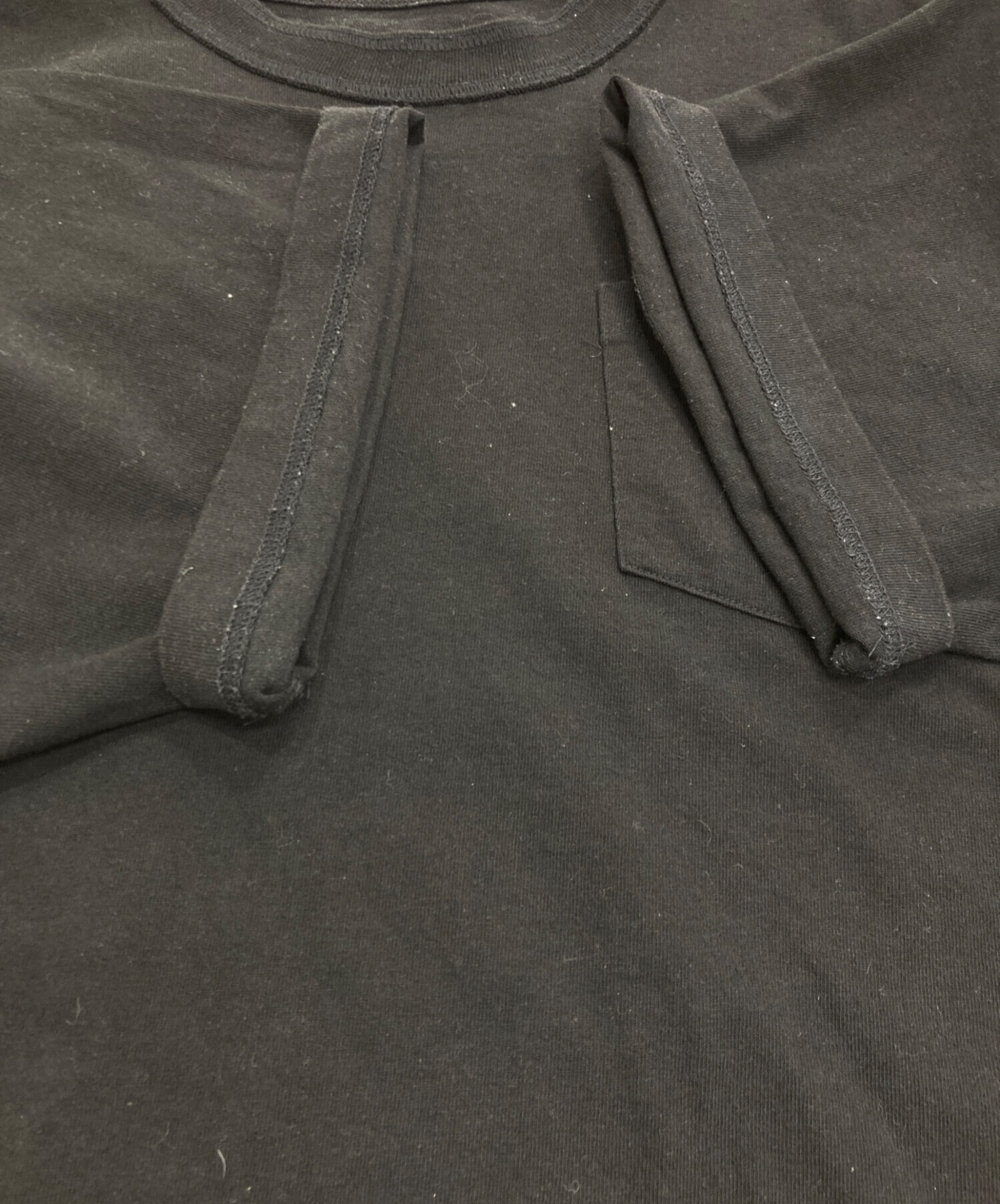 中古・古着通販】sacai (サカイ) Cotton Jersey T Shirt ブラック 