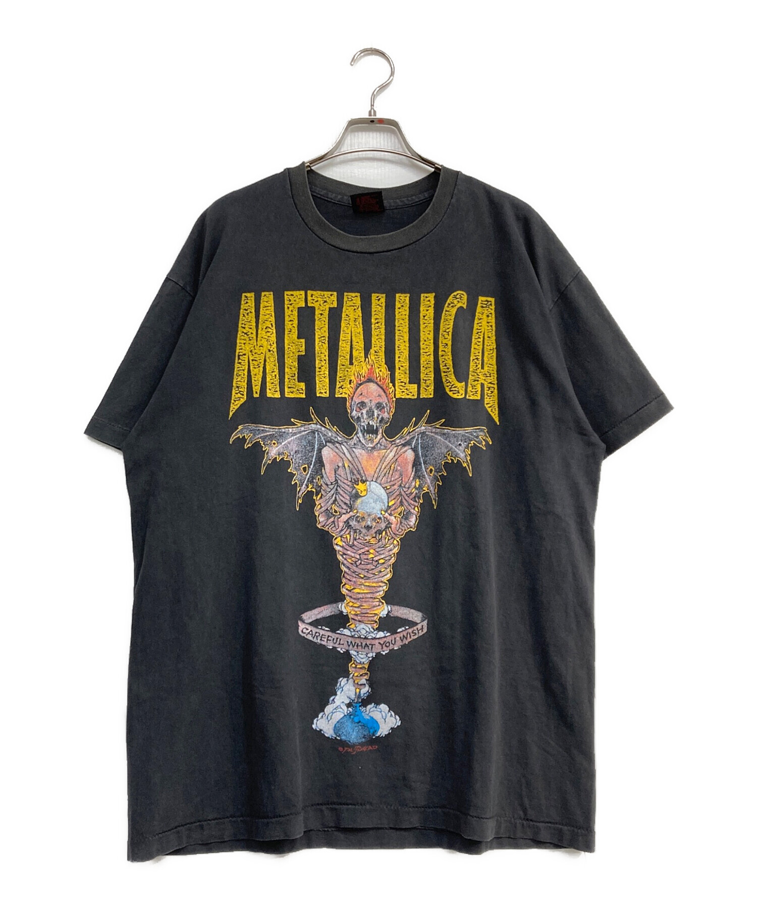 中古・古着通販】METALLICA (メタリカ) プリントTシャツ グレー サイズ
