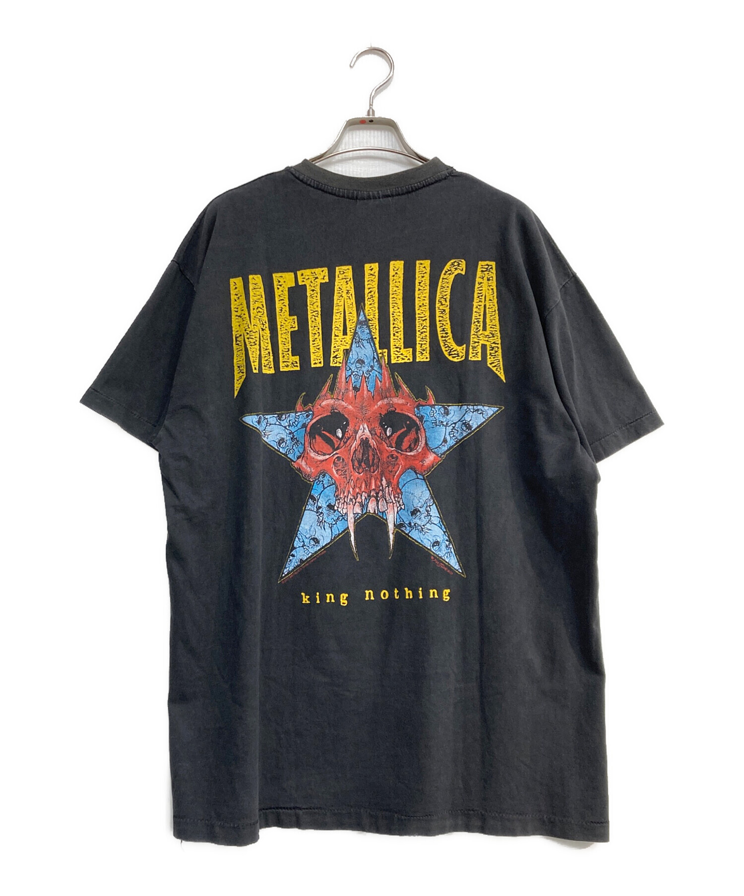 メタリカ　Tシャツ　古着 中古・古着通販】METALLICA (メタリカ) プリントTシャツ グレー サイズ