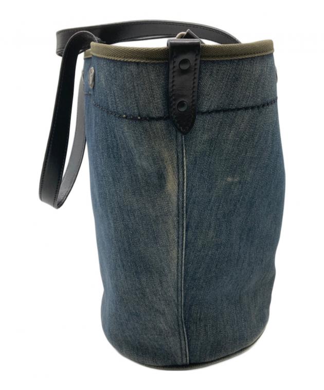 中古・古着通販】PRADA (プラダ) バケツデニム2WAYバッグ インディゴ