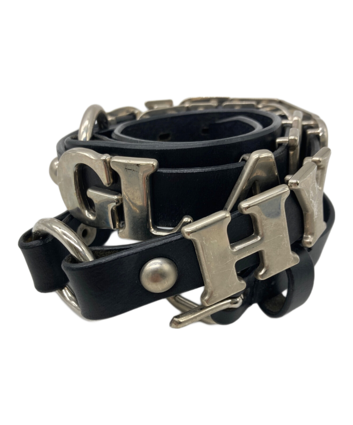 【レア・美品】HYSTERIC GLAMOUR ロゴベルト 黒 HYSTERIC GLAMOUR - 美品本物ヒステリックグラマーHYSTERIC GLAMOUR