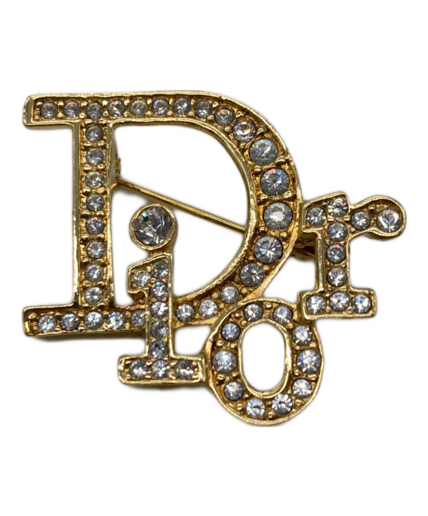 Dior クリスチャン ディオール DCロゴ ゴールドカラー ピアス 