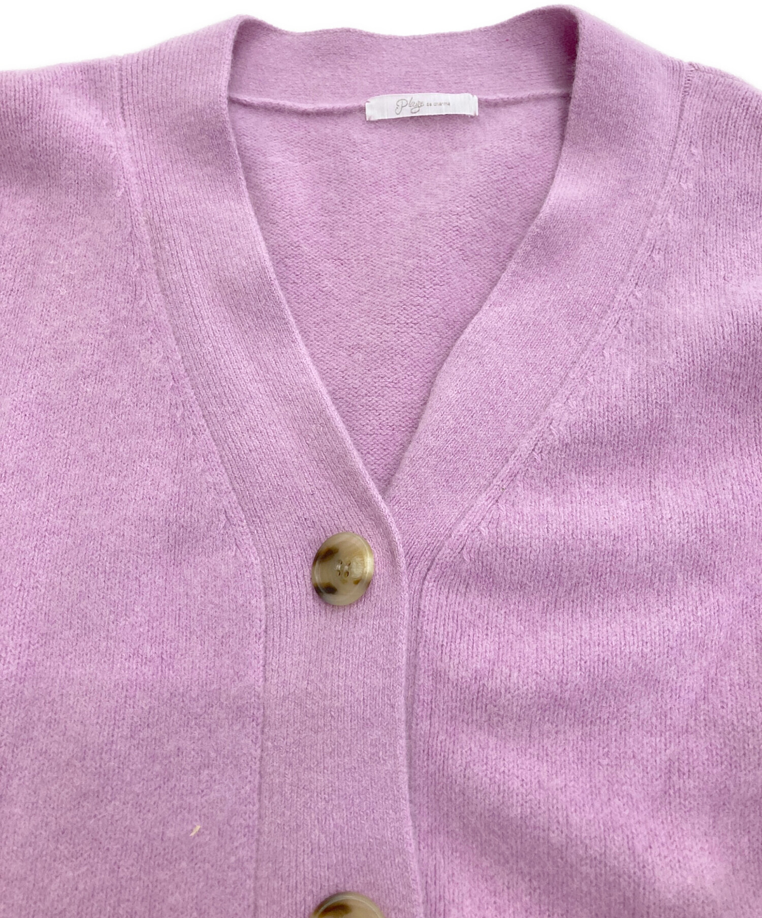 中古・古着通販】Plage (プラージュ) Furカーディガン ピンク サイズ