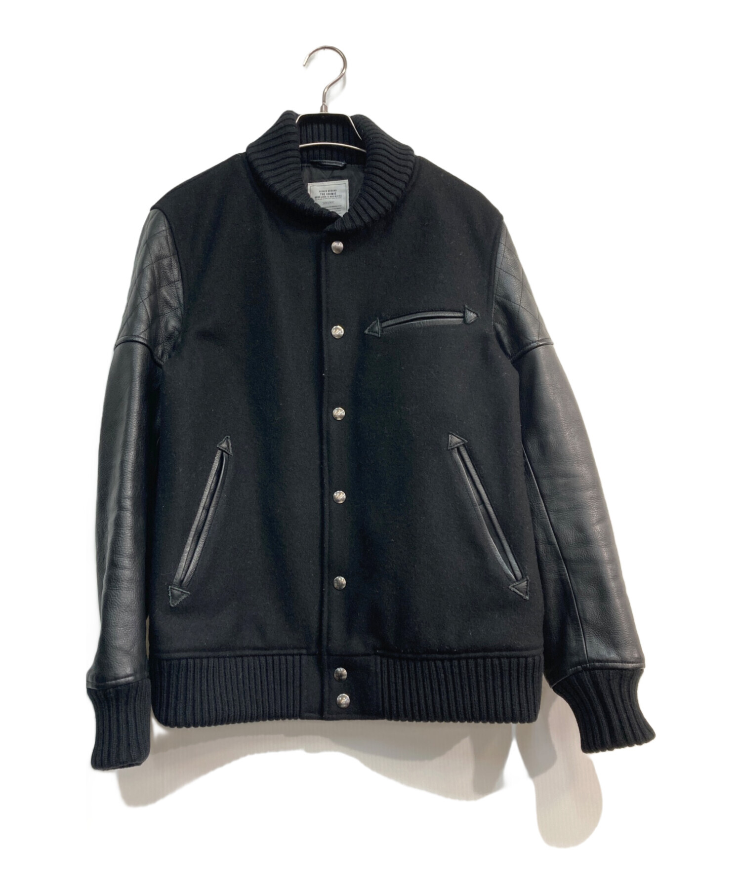 中古・古着通販】THE CRIMIE (ザ クライミー) STADIUM JACKET ブラック