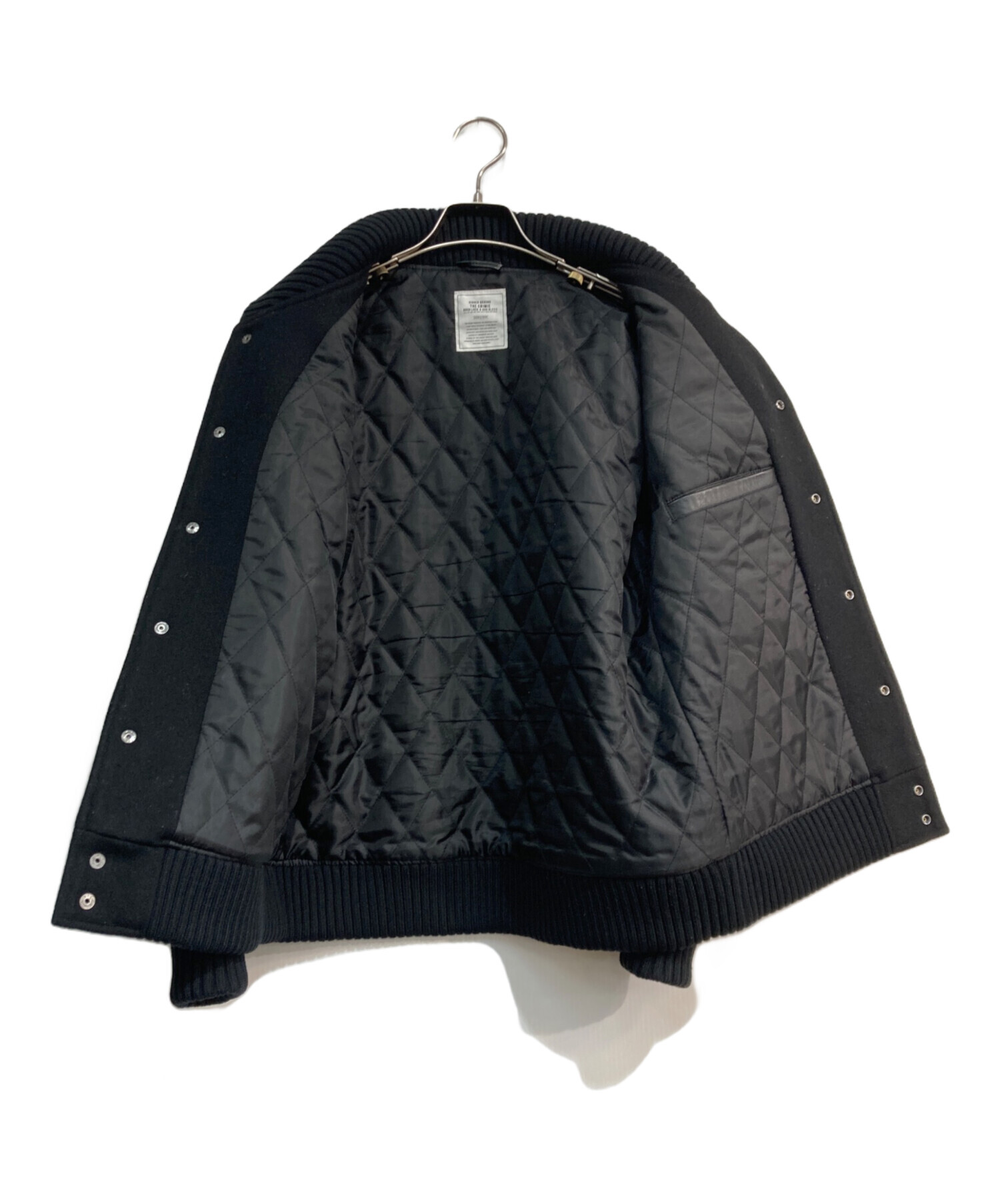 中古・古着通販】THE CRIMIE (ザ クライミー) STADIUM JACKET ブラック