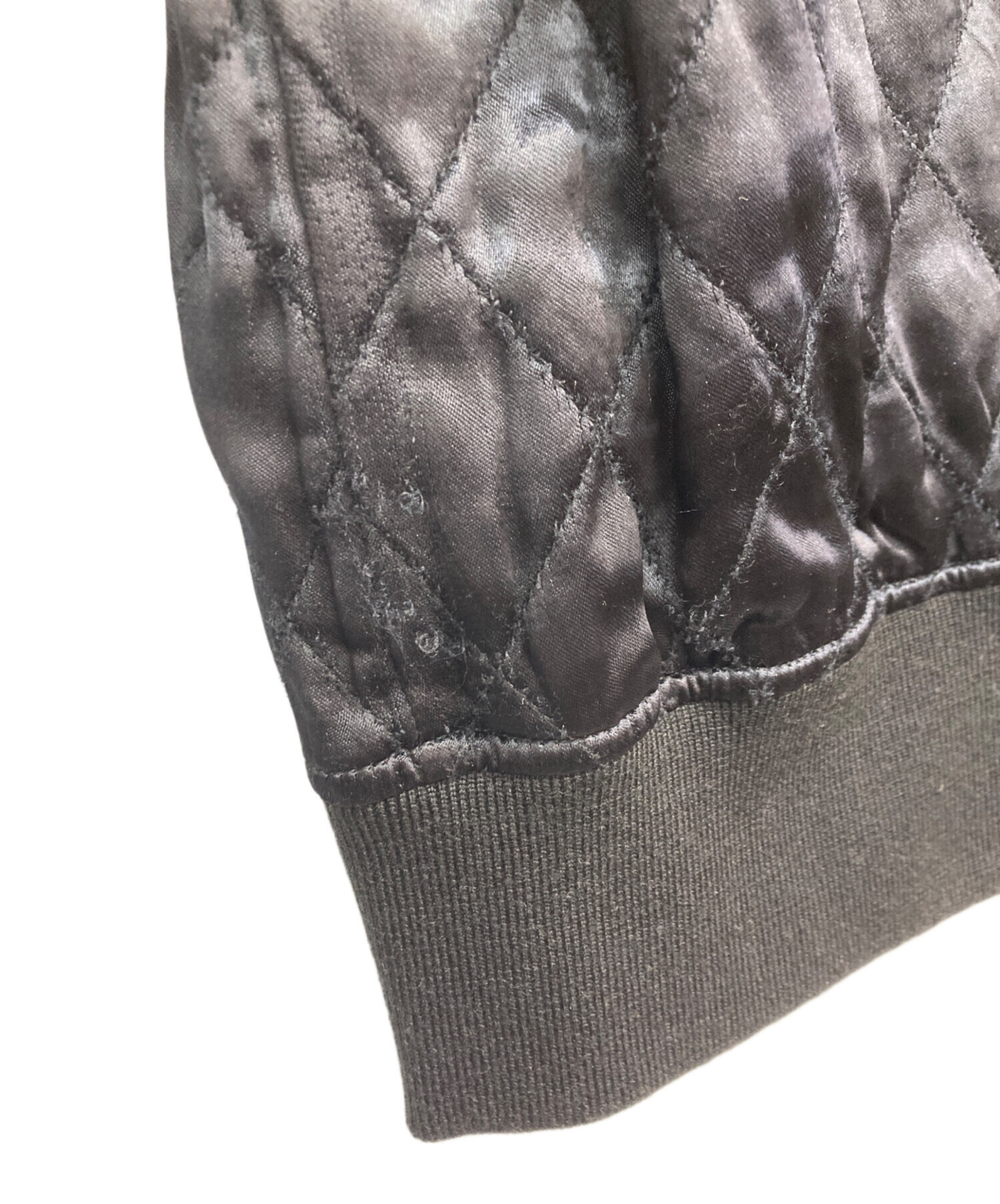 RUDE GALLERY : Black Rebel 襟付きスカジャン★S★黒 中古・古着通販】RUDE GALLERY BLACK REBEL (ルードギャラリー