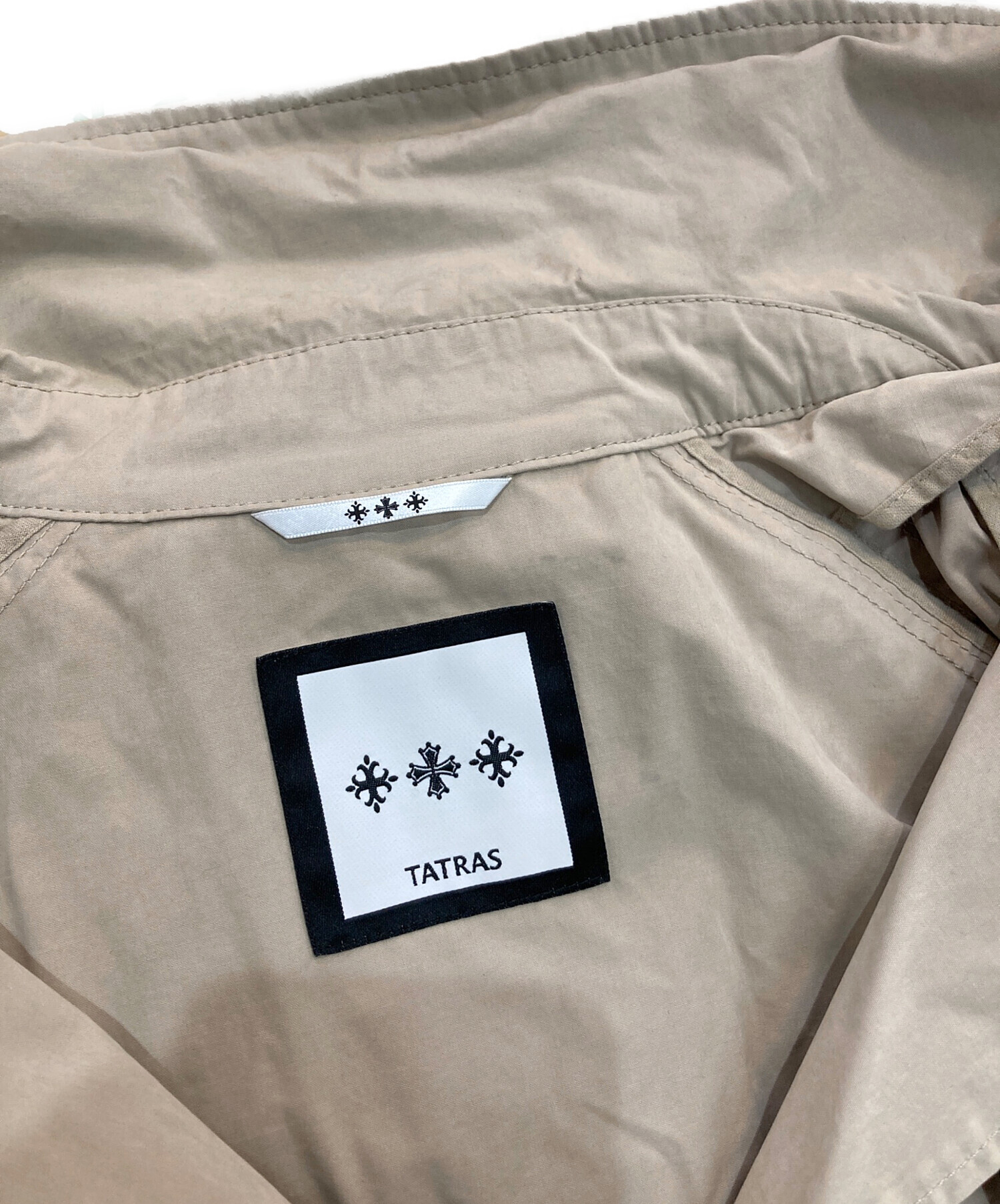 中古・古着通販】TATRAS (タトラス) ショートトレンチコート