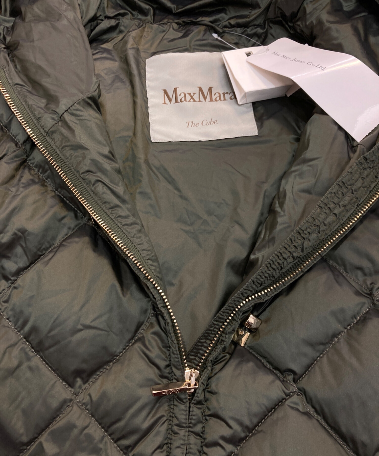 中古・古着通販】MaxMara (マックスマーラ) キルティング ダウンケープ