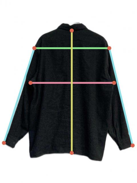 中古・古着通販】COMOLI (コモリ) カシミヤ和紙オープンカラーシャツ 中古・古着通販】COMOLI (コモリ) カシミヤ和紙オープンカラーシャツ