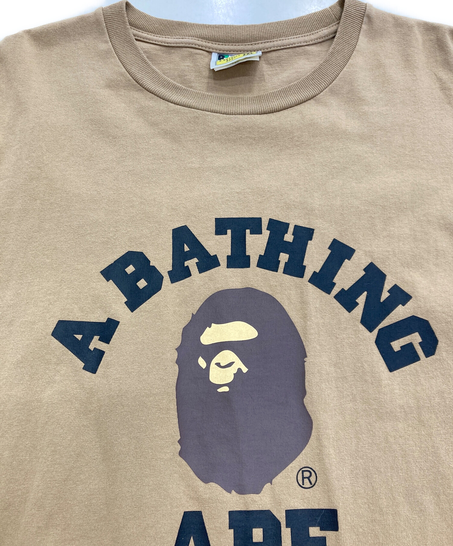 APE 90s ヴィンテージ カレッジ Tシャツ ピンク XL 美USED 希少 中古・古着通販】A BATHING APE (アベイシングエイプ) ロゴプリント