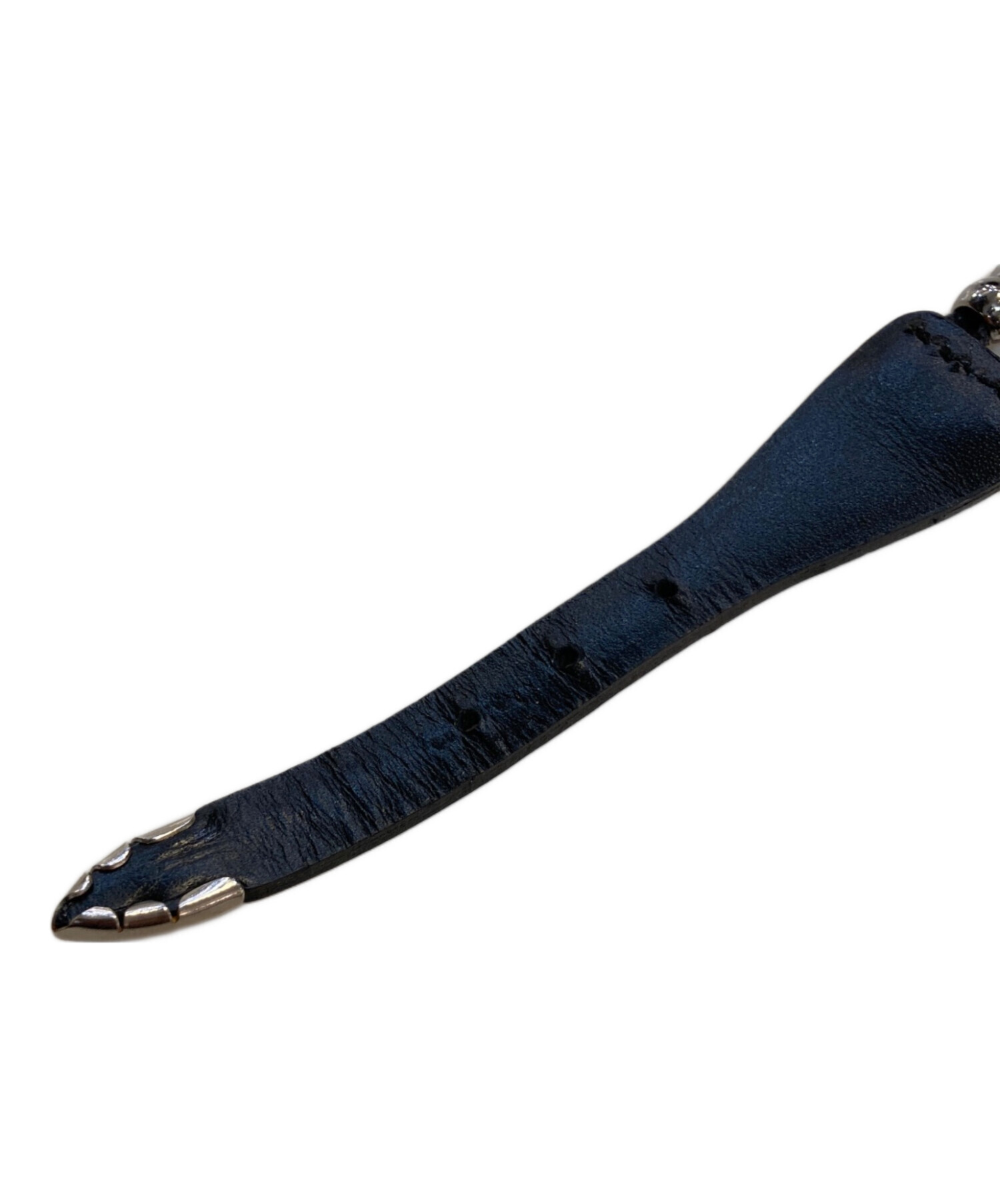 中古・古着通販】TOGA (トーガ) レザー ビーズ ブレスレット ブラック