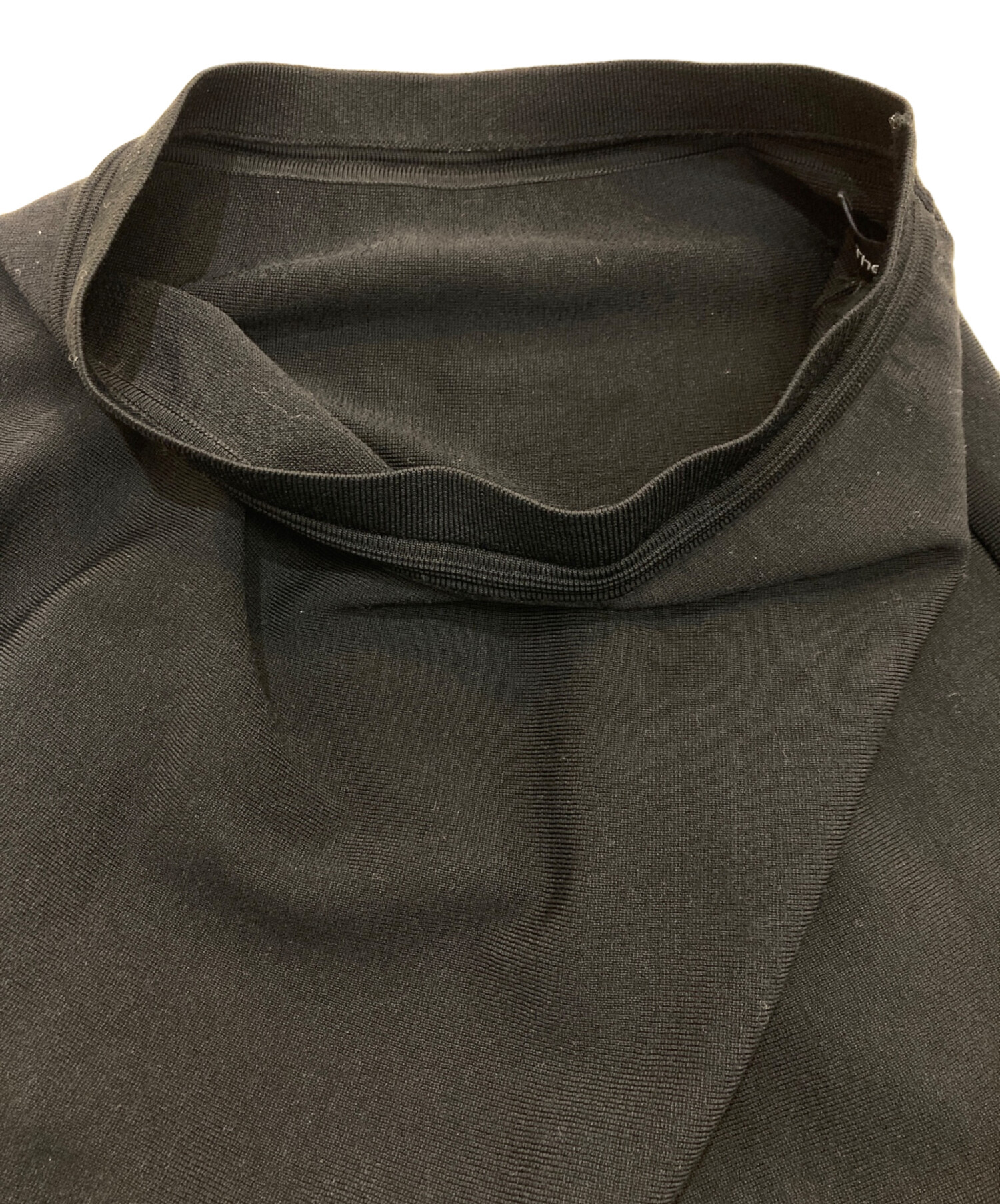 中古・古着通販】theory (セオリー) LONG FLARE SKIRT ブラック サイズ