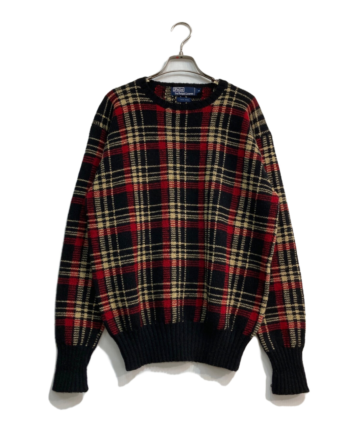 古着　ラルフローレン　タータンチェック　ニット　セーター 中古・古着通販】POLO RALPH LAUREN (ポロ・ラルフローレン) ウール