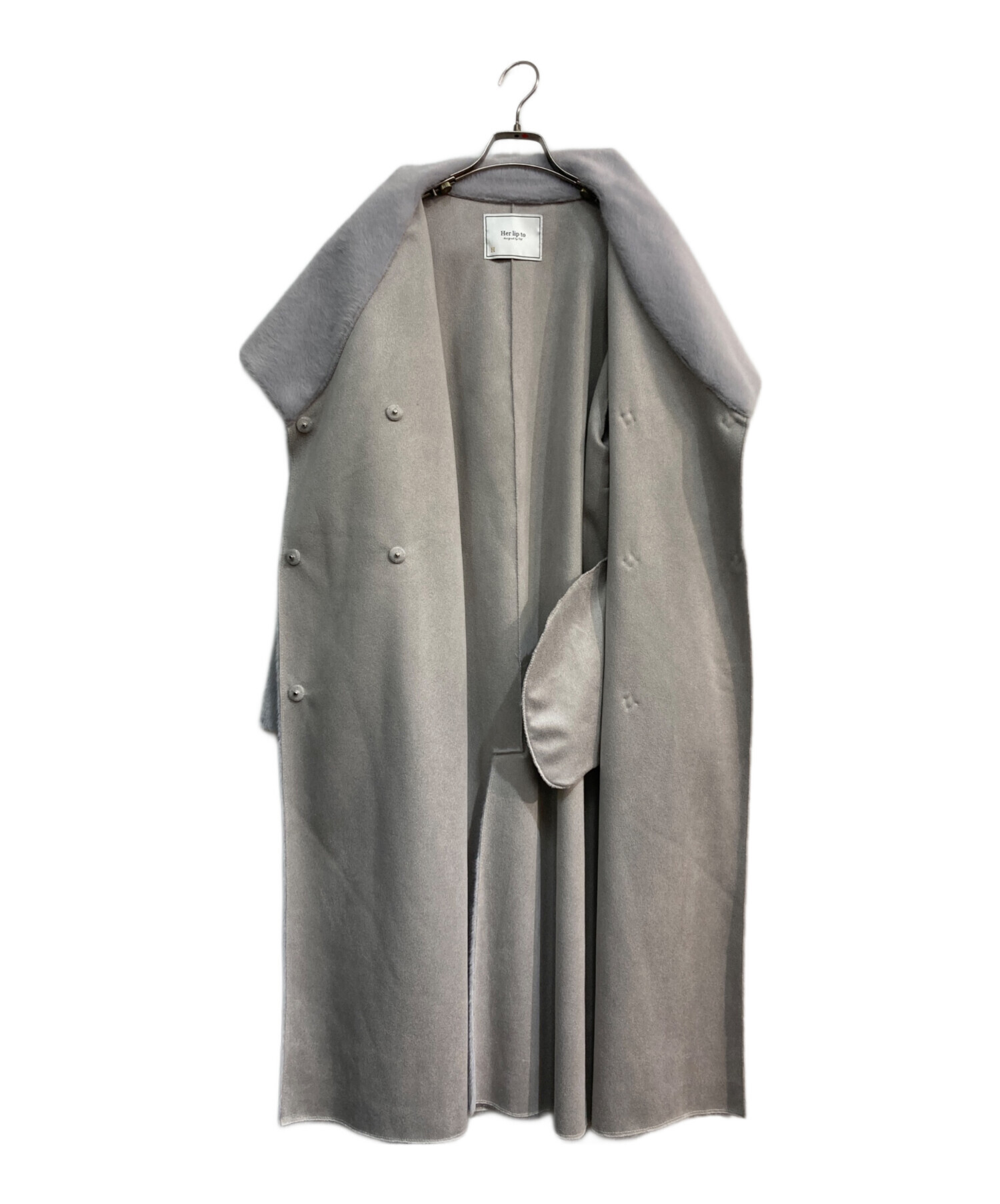 中古・古着通販】HER LIP TO (ハーリップトゥ) Grace Wrap Coat